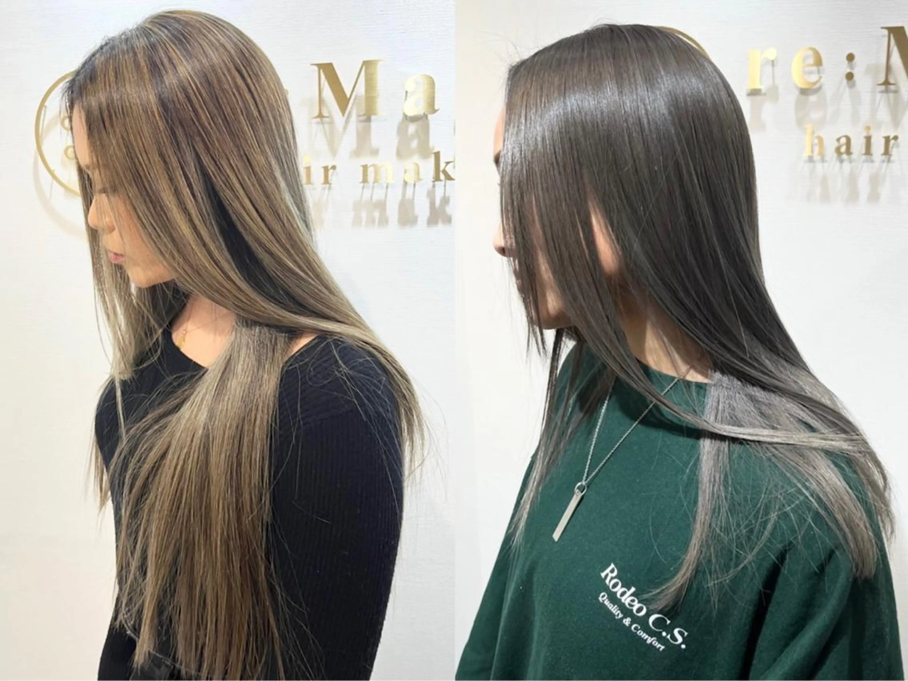 ロング カラー ヘアアレンジ キッズ カット ヘアカラー トリートメント 横浜関内髪質改善 re:Magoのヘアスタイル