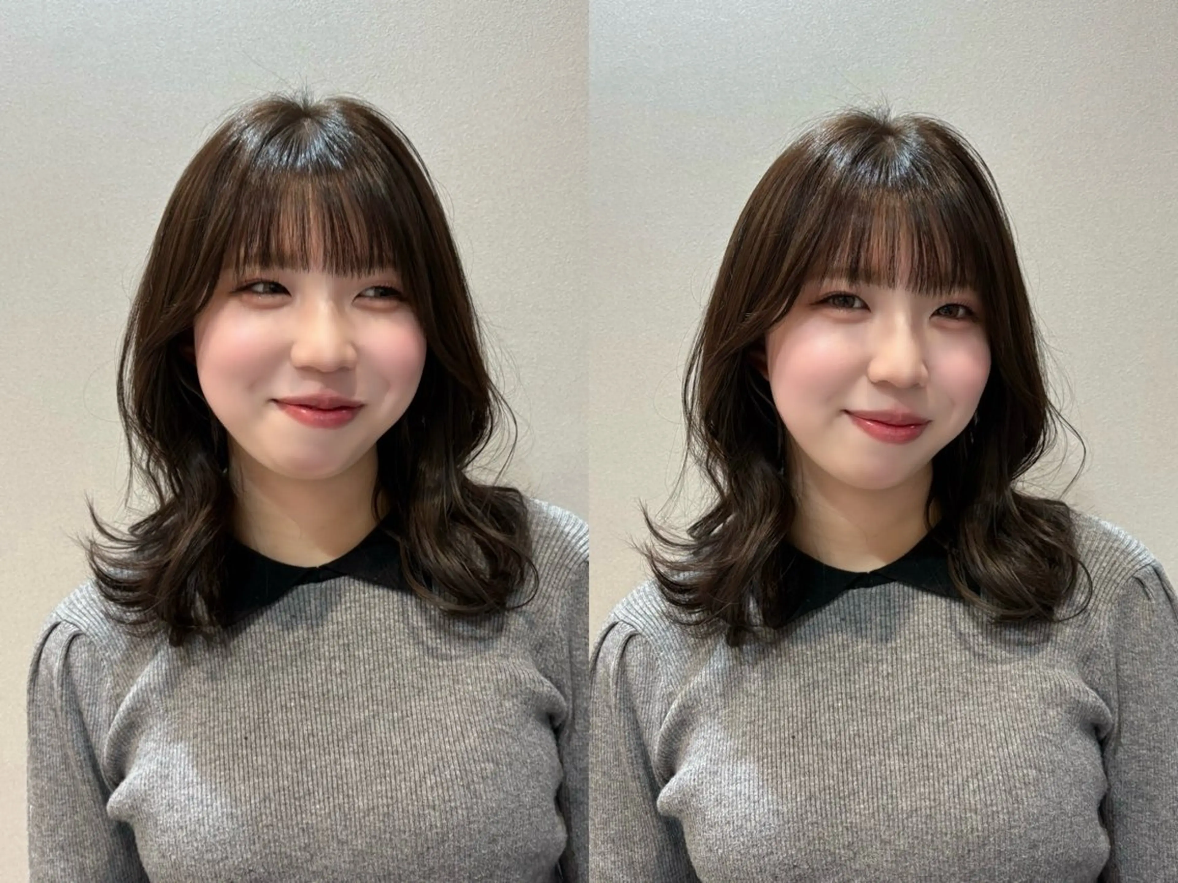 ミディアム 韓国風ヘア レイヤーカット Livnaリヴナ立川所属・レイヤー/ハイライト /立川/赤池宏隆のヘアスタイル