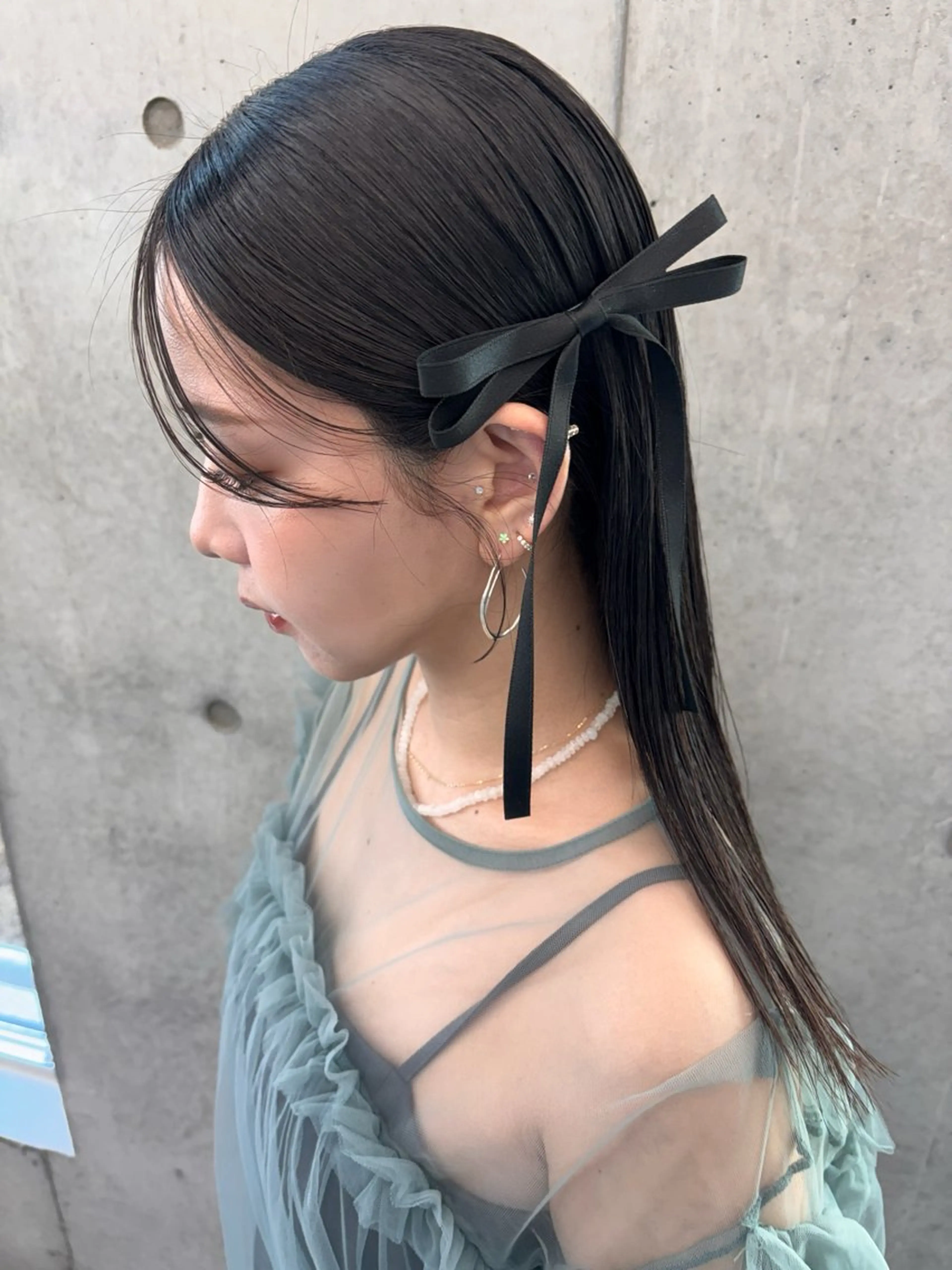 セミロング ヘアアレンジ ヘアセット yuuna/ ハッシュカット🎀のヘアスタイル