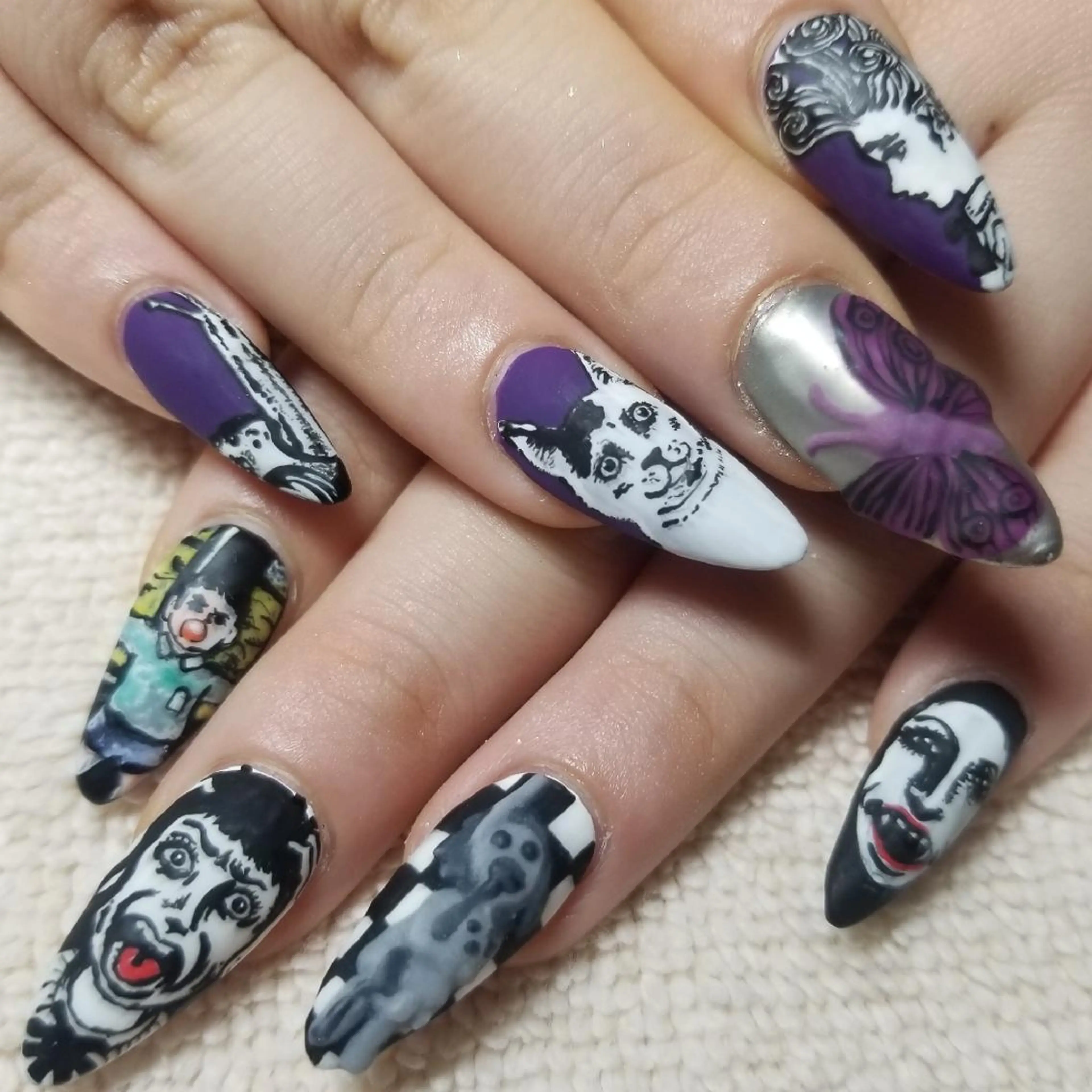 ネイル マットネイル ハンドネイル よしだ ひろきのネイルデザイン