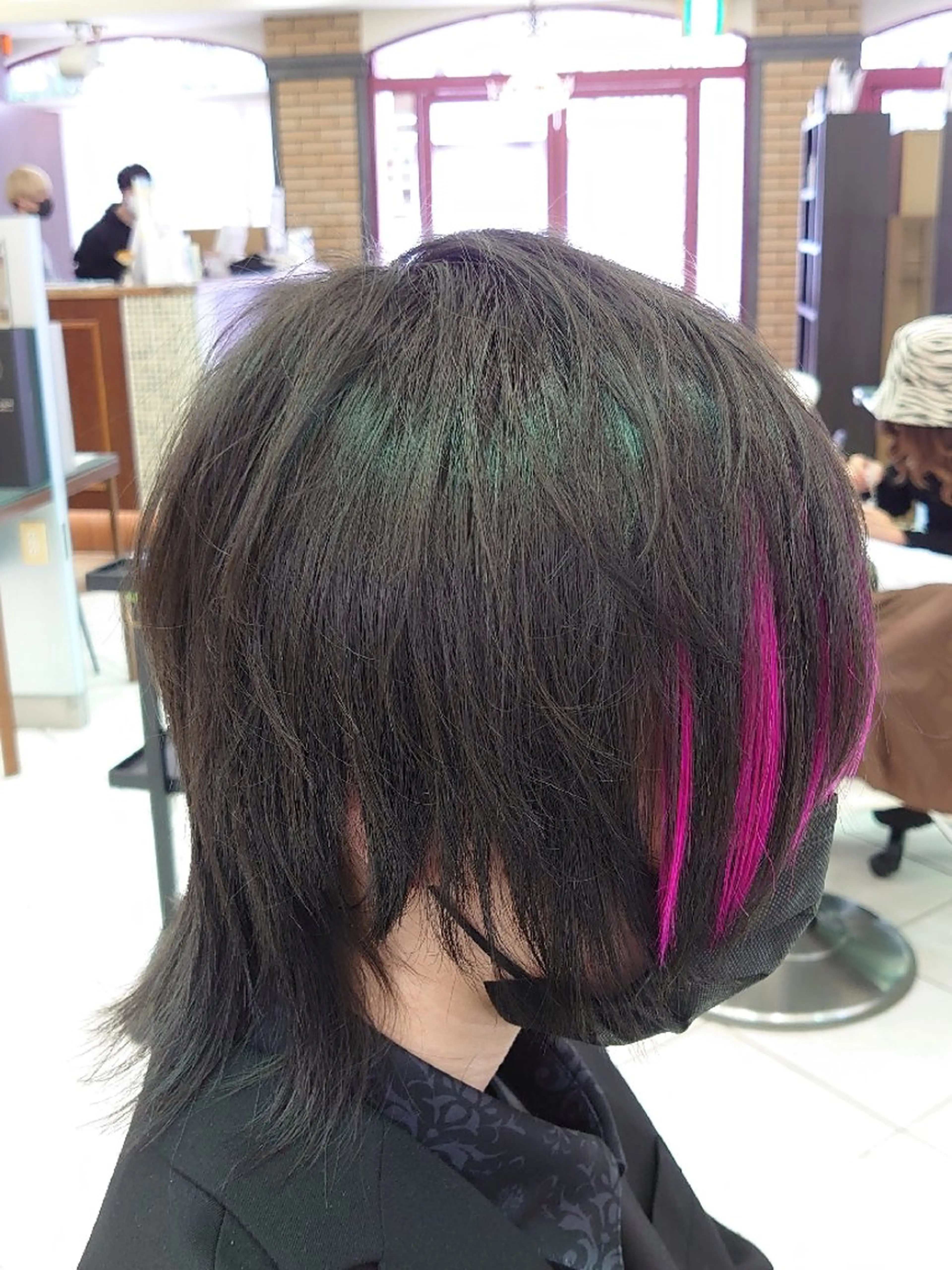 ミディアム ヘアアレンジ メンズ メンズウルフカット ウルフカット 🐺一ノ瀬 凌 / デザインウルフ🐺のヘアスタイル