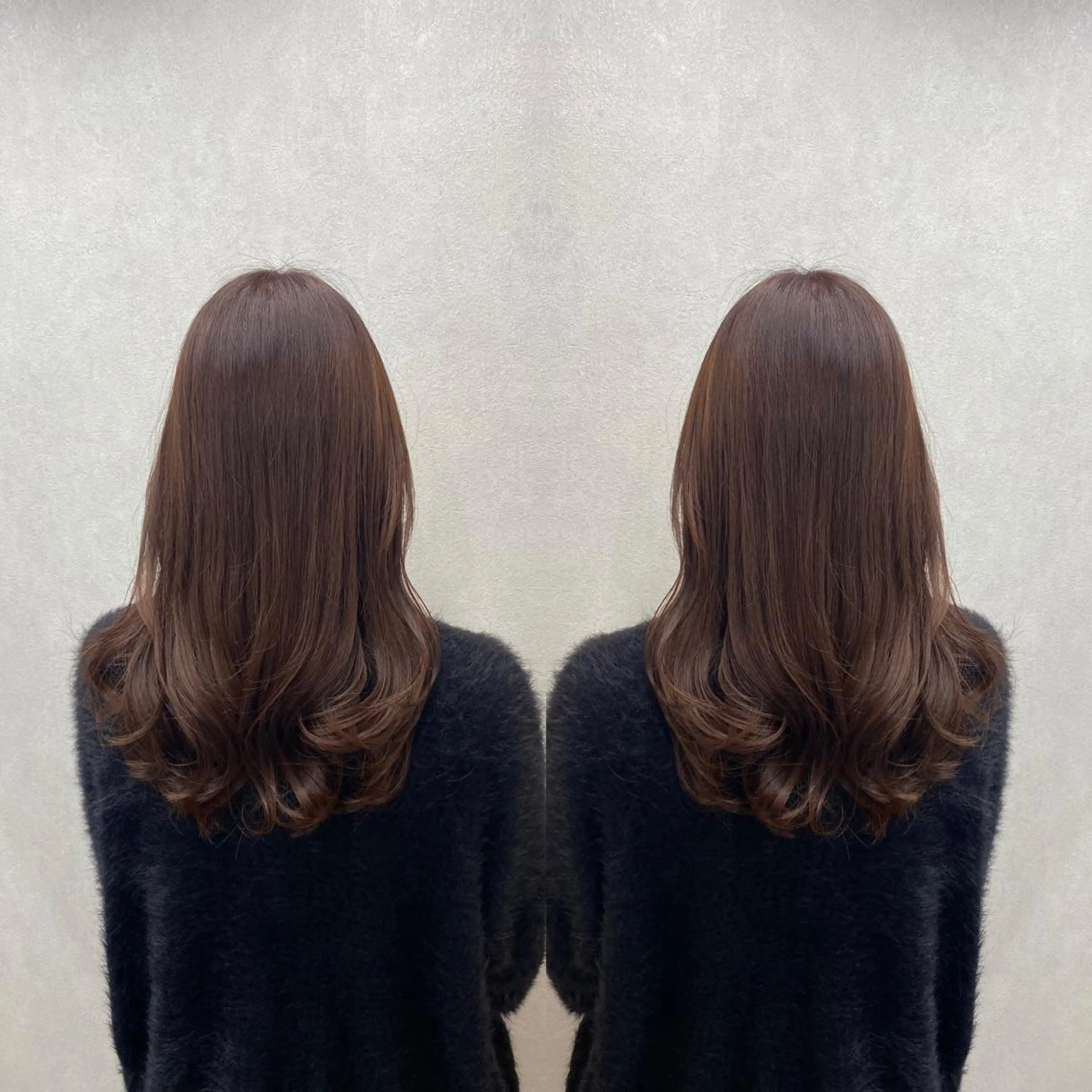 ロング カラー カット ヘアカラー トリートメント tocca 💜石田愛結💜のヘアスタイル