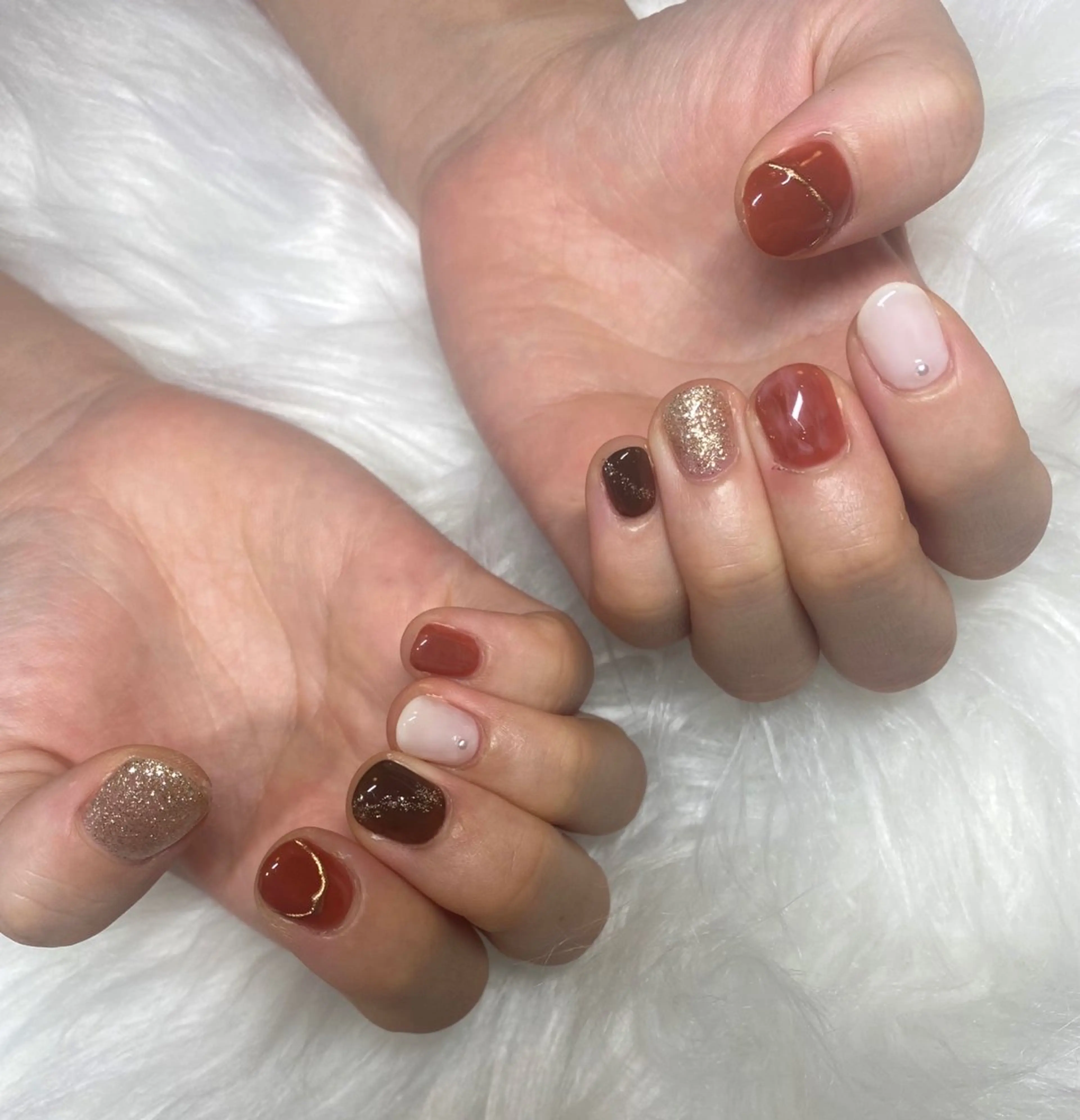 ネイル ハンドネイル 家入 可奈のネイルデザイン