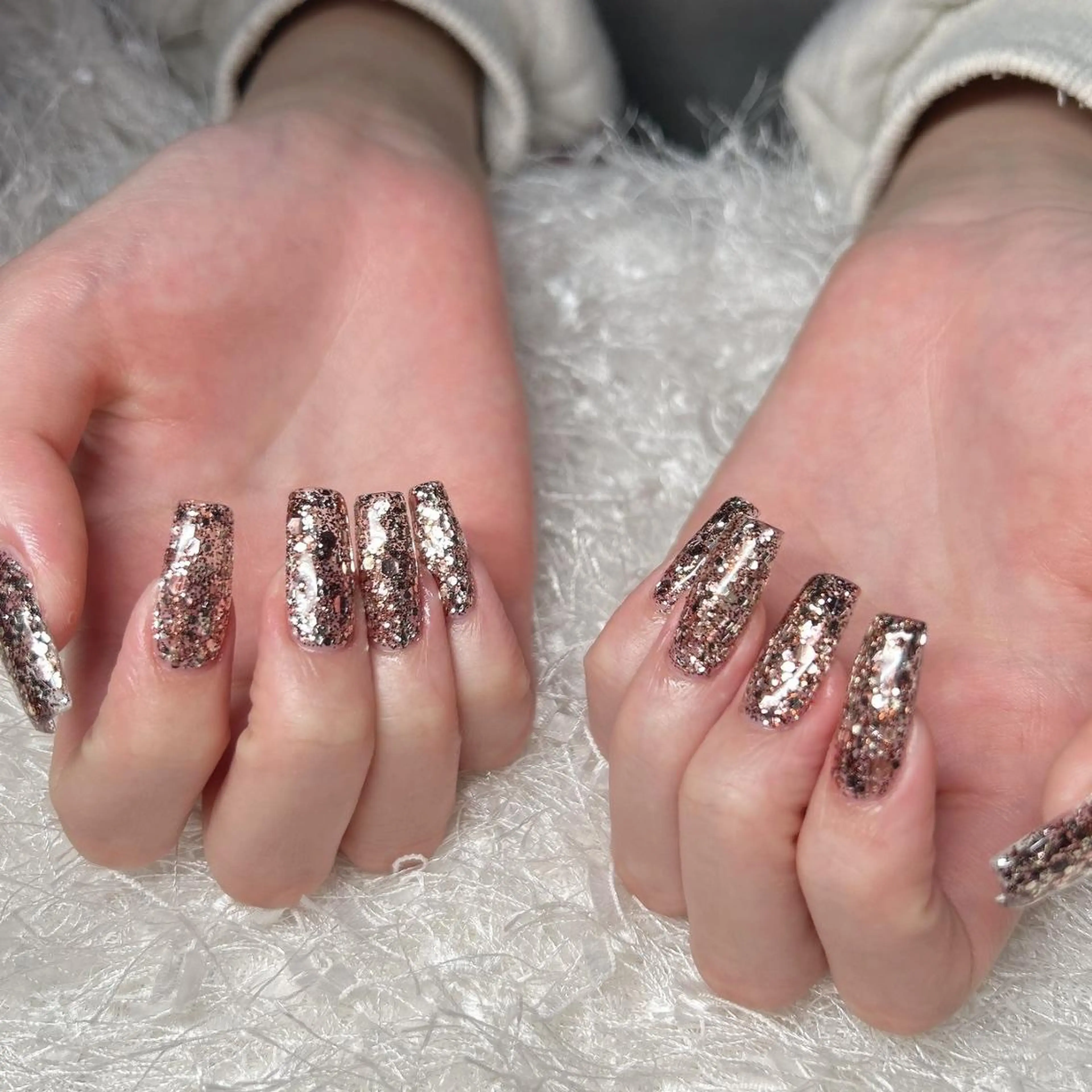 ネイル 長さ出し フレンチネイル ジェルネイル グラデーション 韓国ネイル ハンドネイル Nail&eye Belire 新宿のネイルデザイン