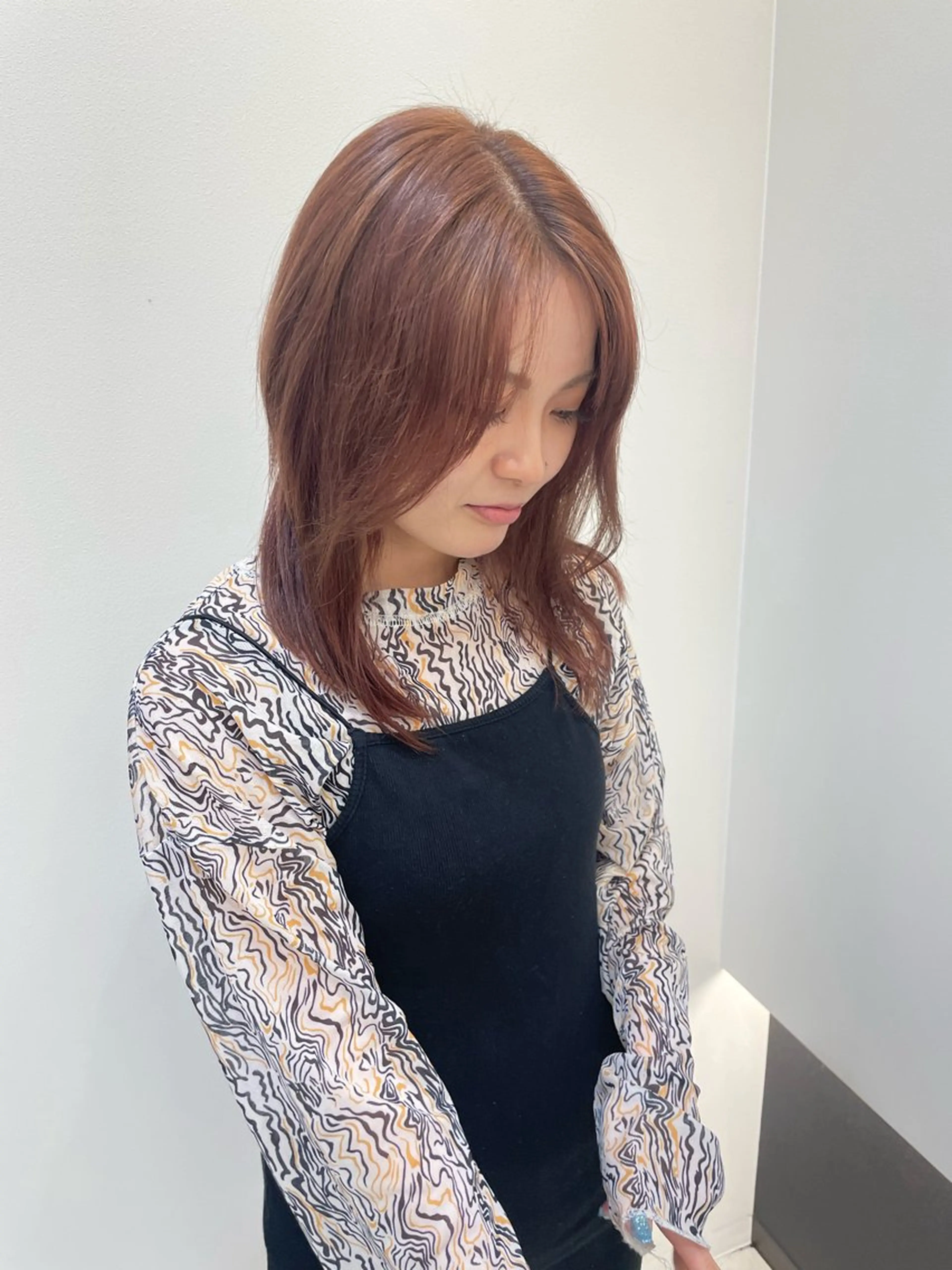 セミロング カラー ワーズインターナショナル所属・東澤 輝のヘアスタイル