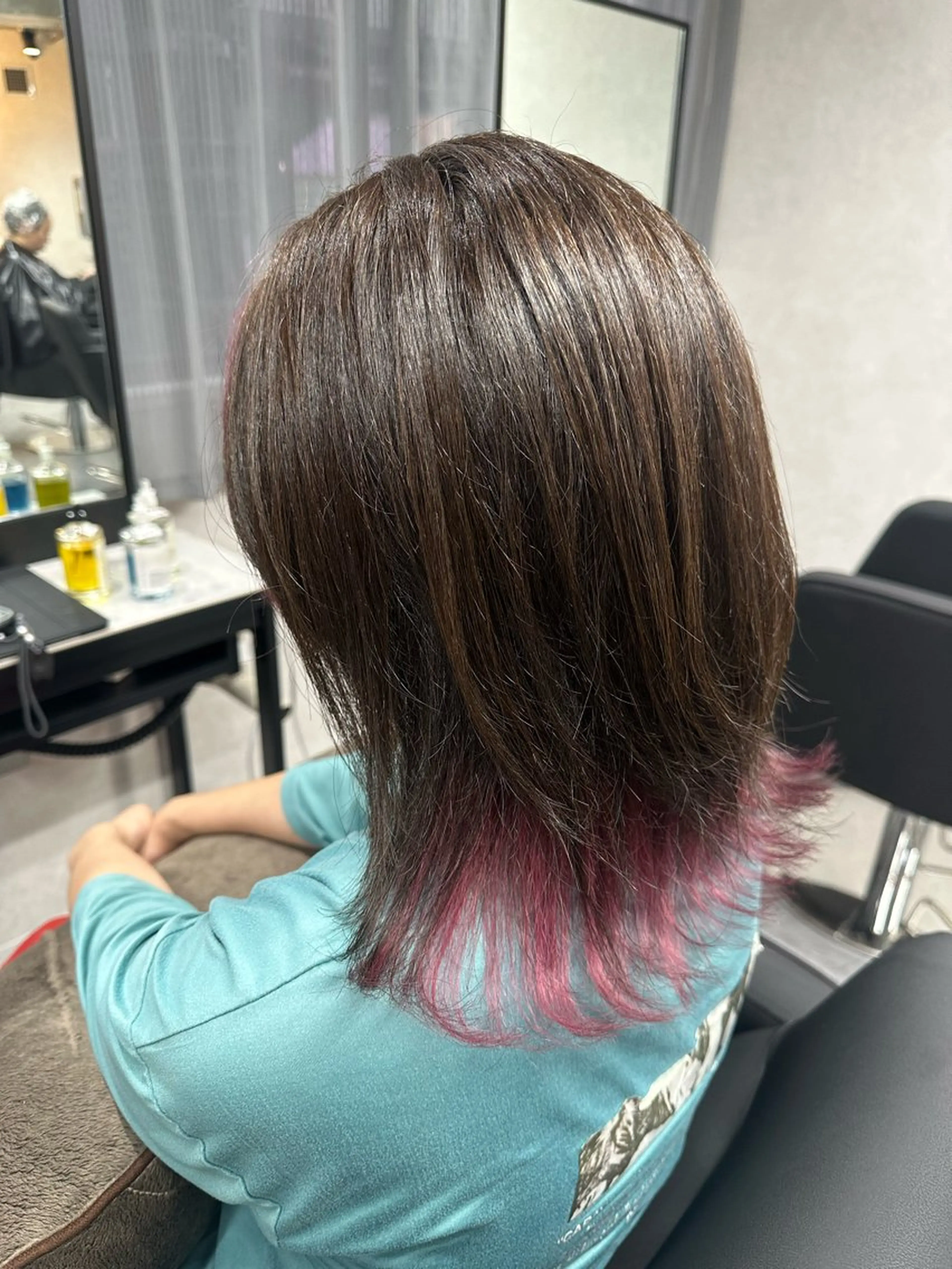 セミロング カラー 🎀PALOOZA SAYU🎀のヘアスタイル