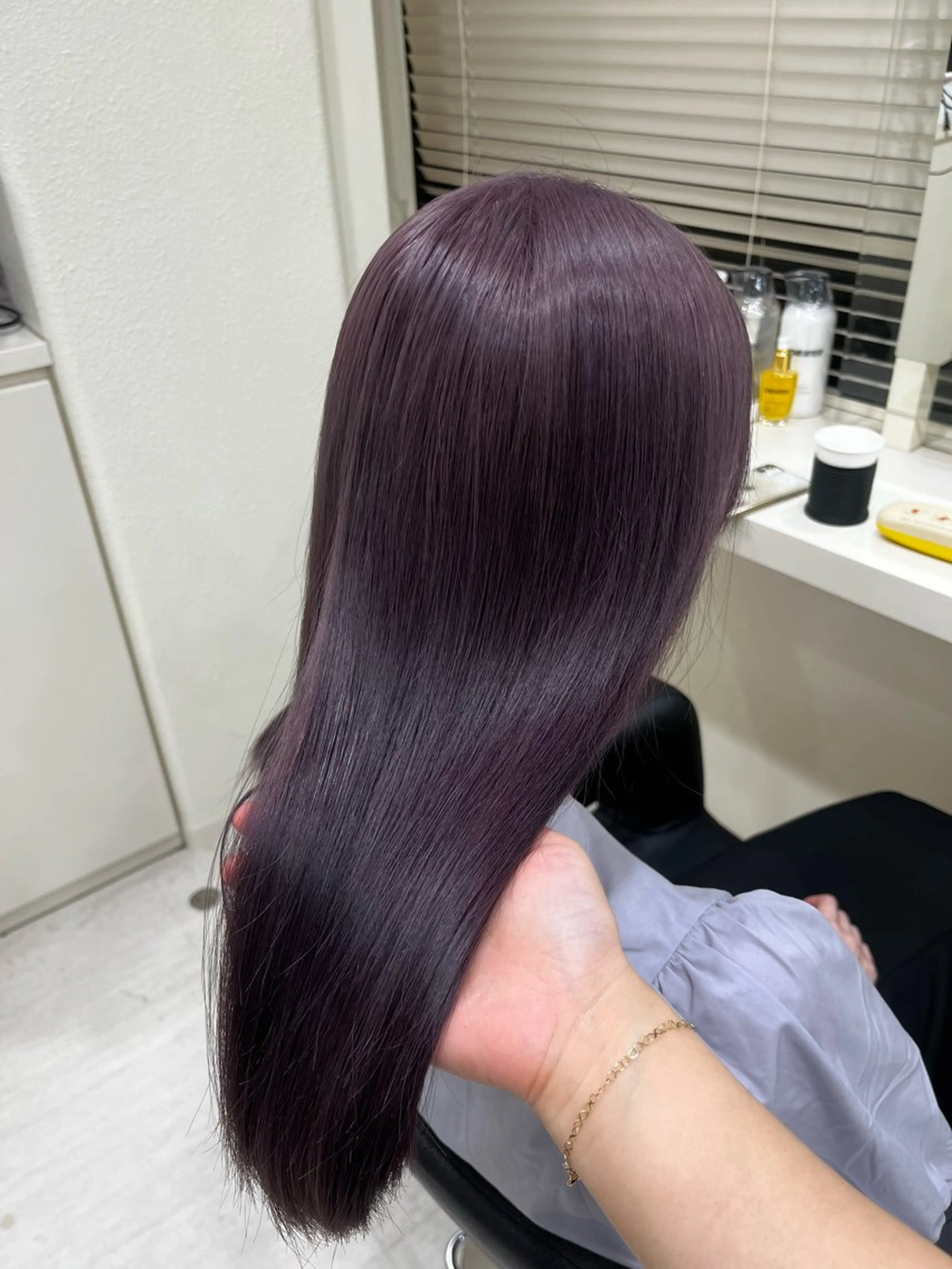 ロング カラー ヘアカラー 💟RINNA 艶カラー💟のヘアスタイル