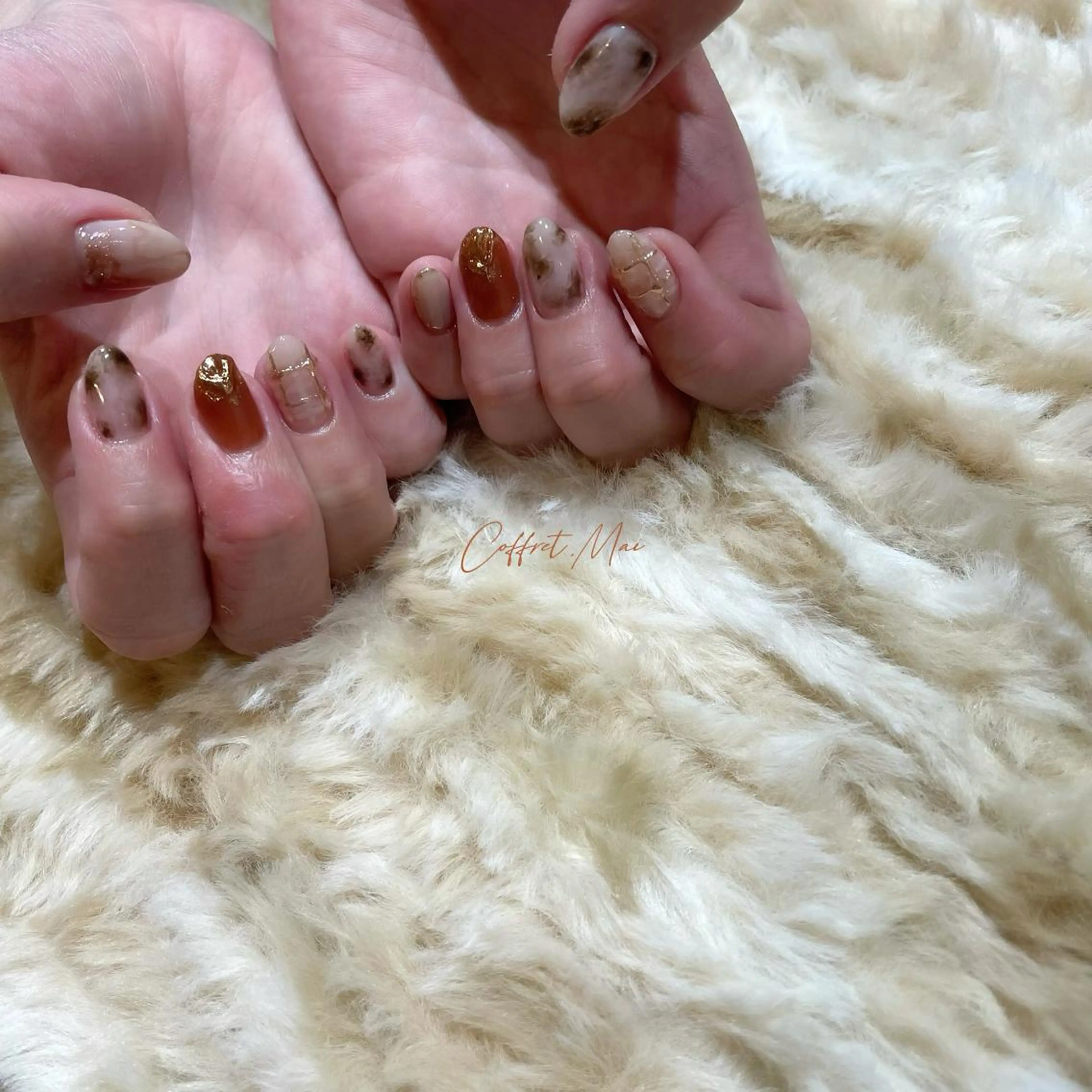 ネイル ニュアンスネイル WOLTOKYO池袋 💕maiのネイルデザイン