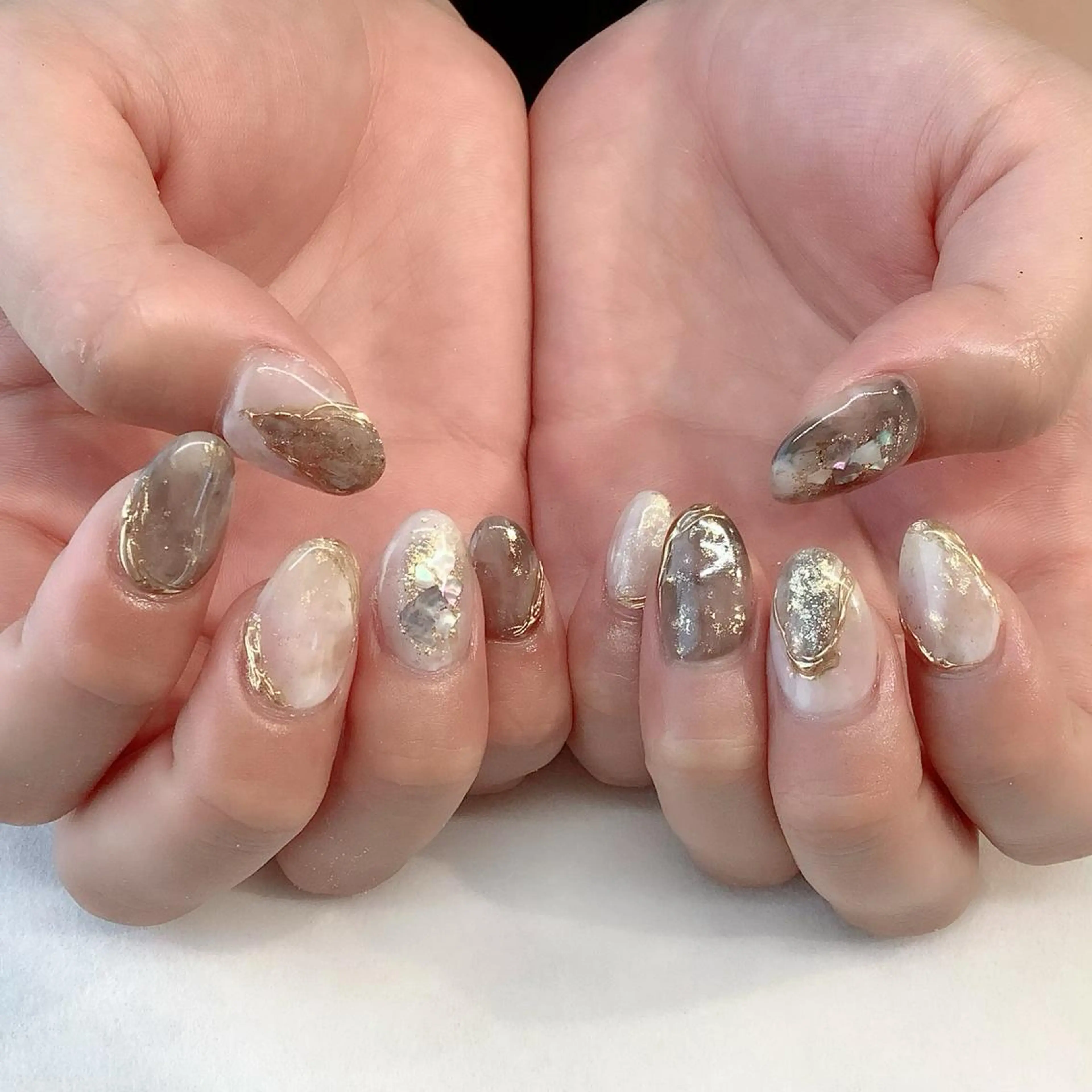 ネイル ハンドネイル 💎🐰 saki. m 🐰💎のネイルデザイン