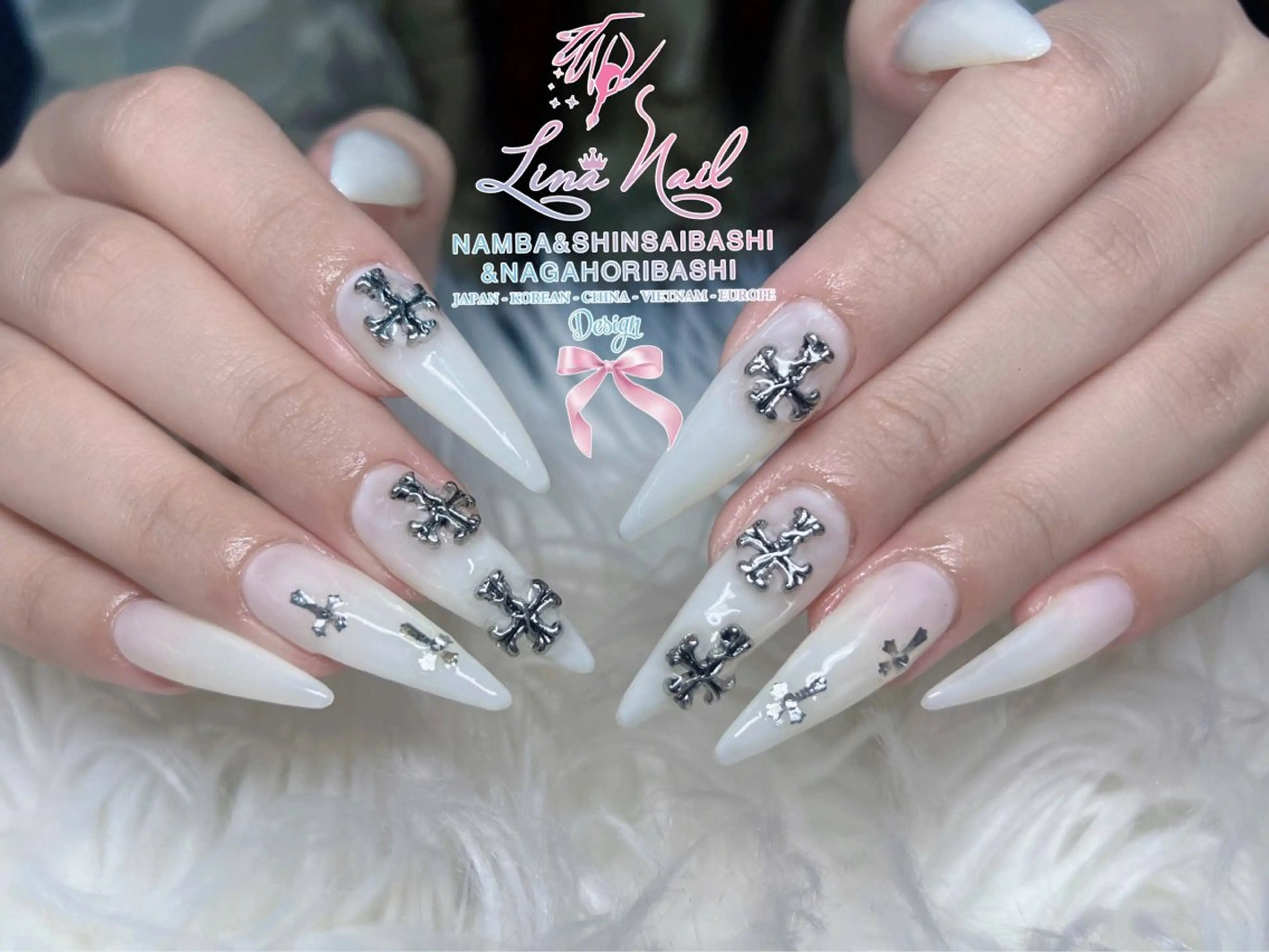ネイル チークネイル 桜ネイル フラッシュネイル フットネイル ジェルネイル ハンドネイル ７９LINA NAIL 心斎橋店所属・リナネイル アメ村心斎橋店のネイルデザイン