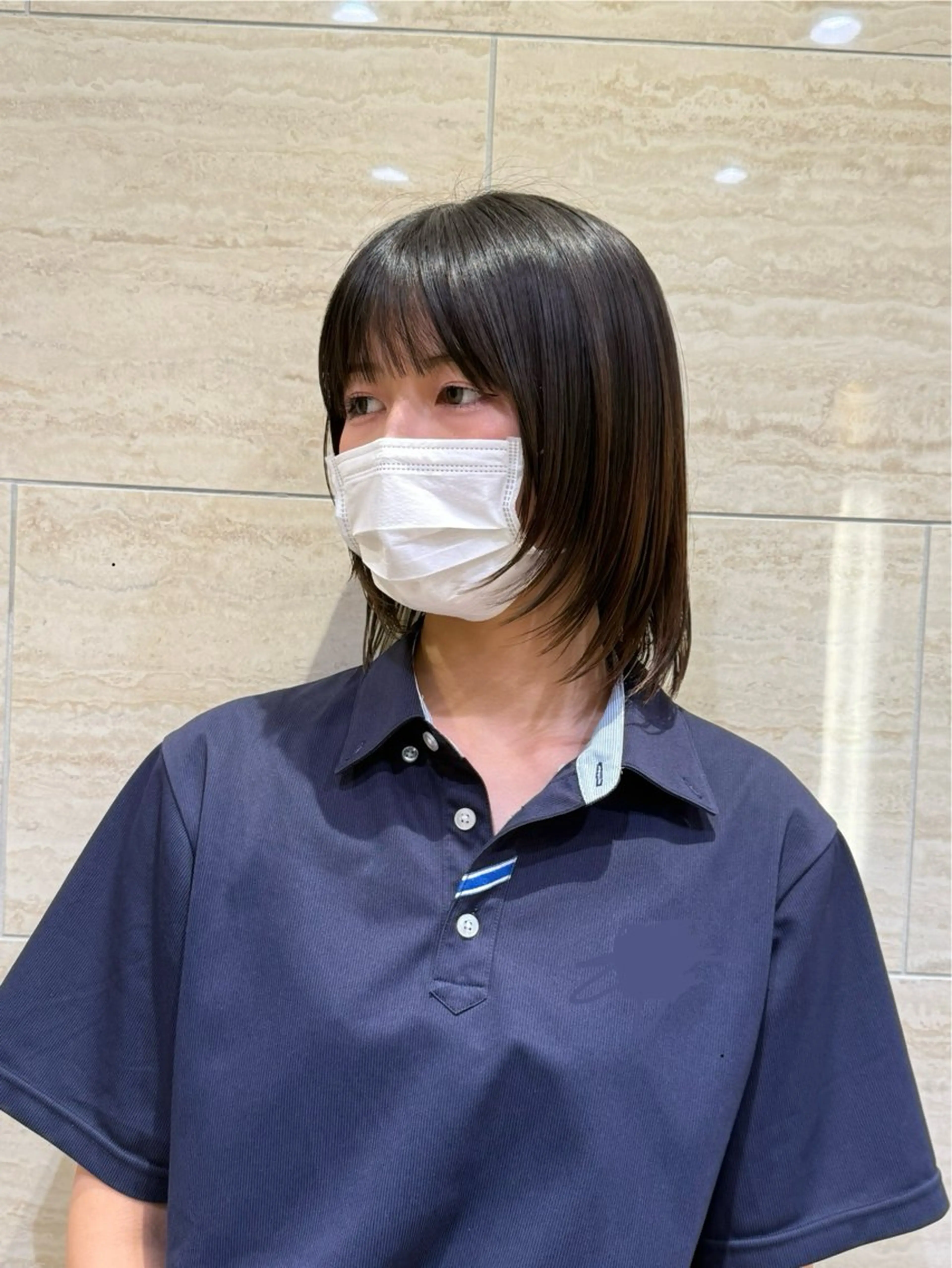 ミディアム カット Rinka🍓 似合わせカット/大船のヘアスタイル