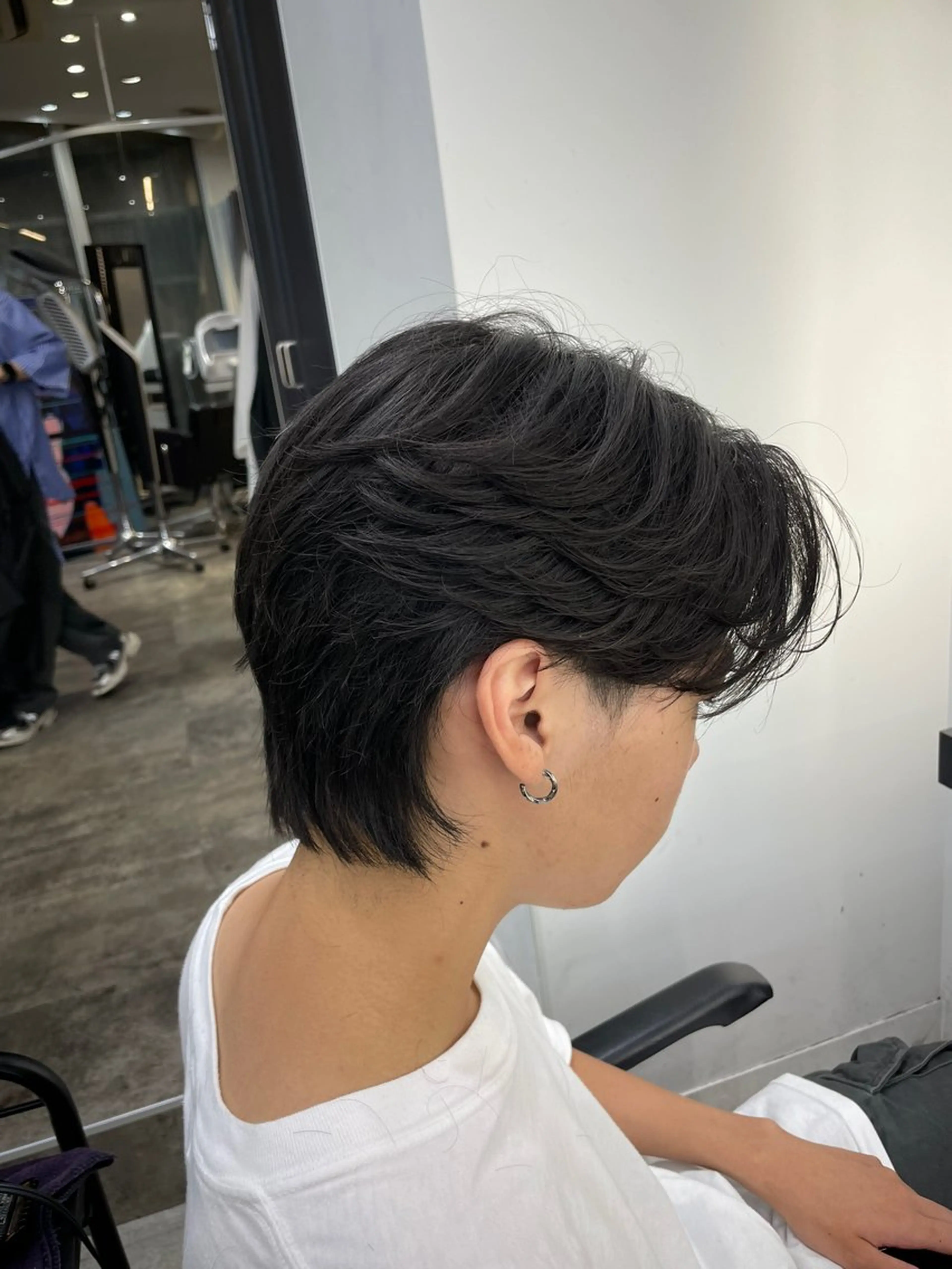 ショート メンズ カット ヘアセット メンズカラー、カット /KANTAのヘアスタイル