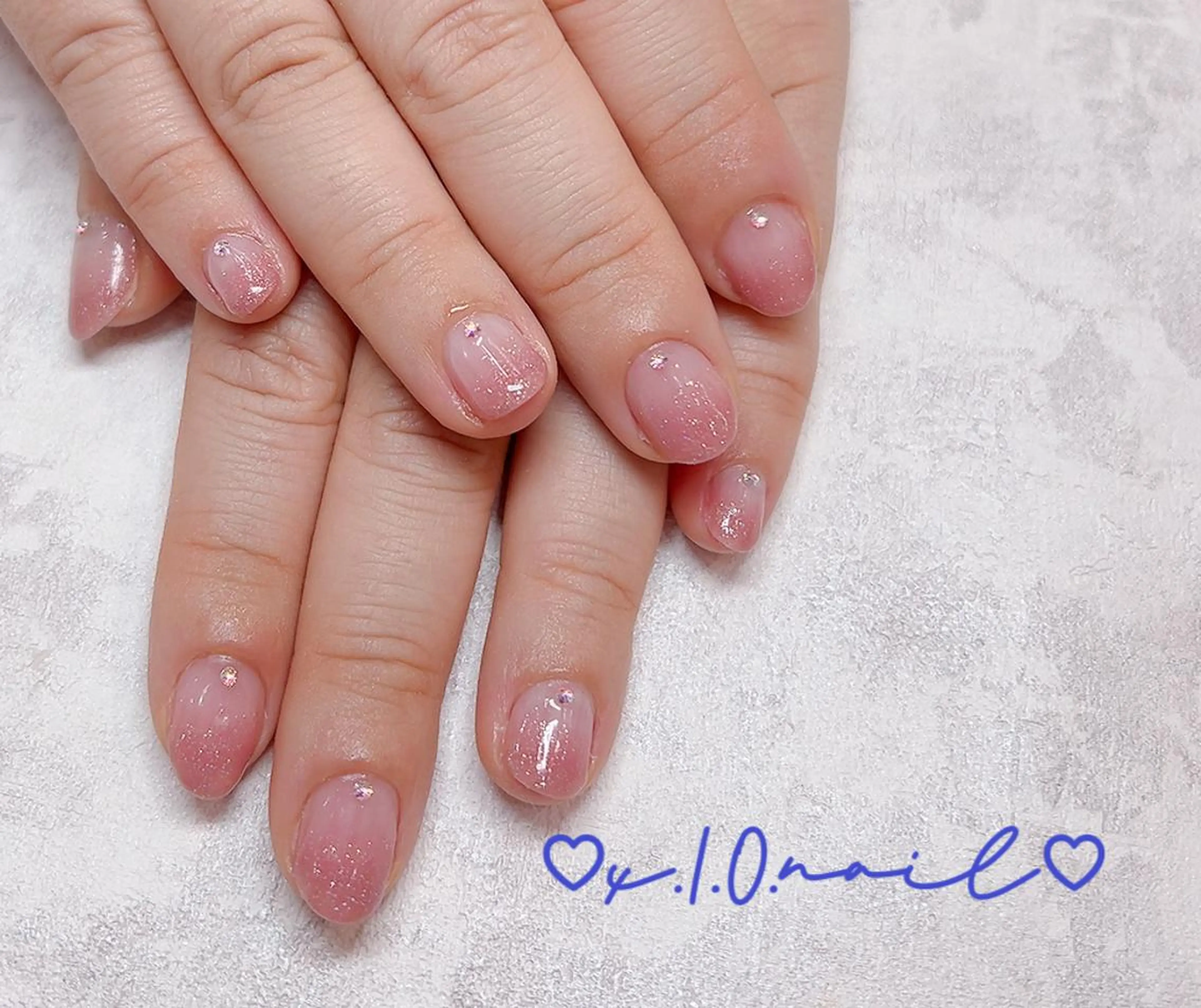 ネイル アニマル柄 アートネイル グラデーション ラメ(グリッター) ラメグラデーション x.1.0.nail ♡Cのネイルデザイン