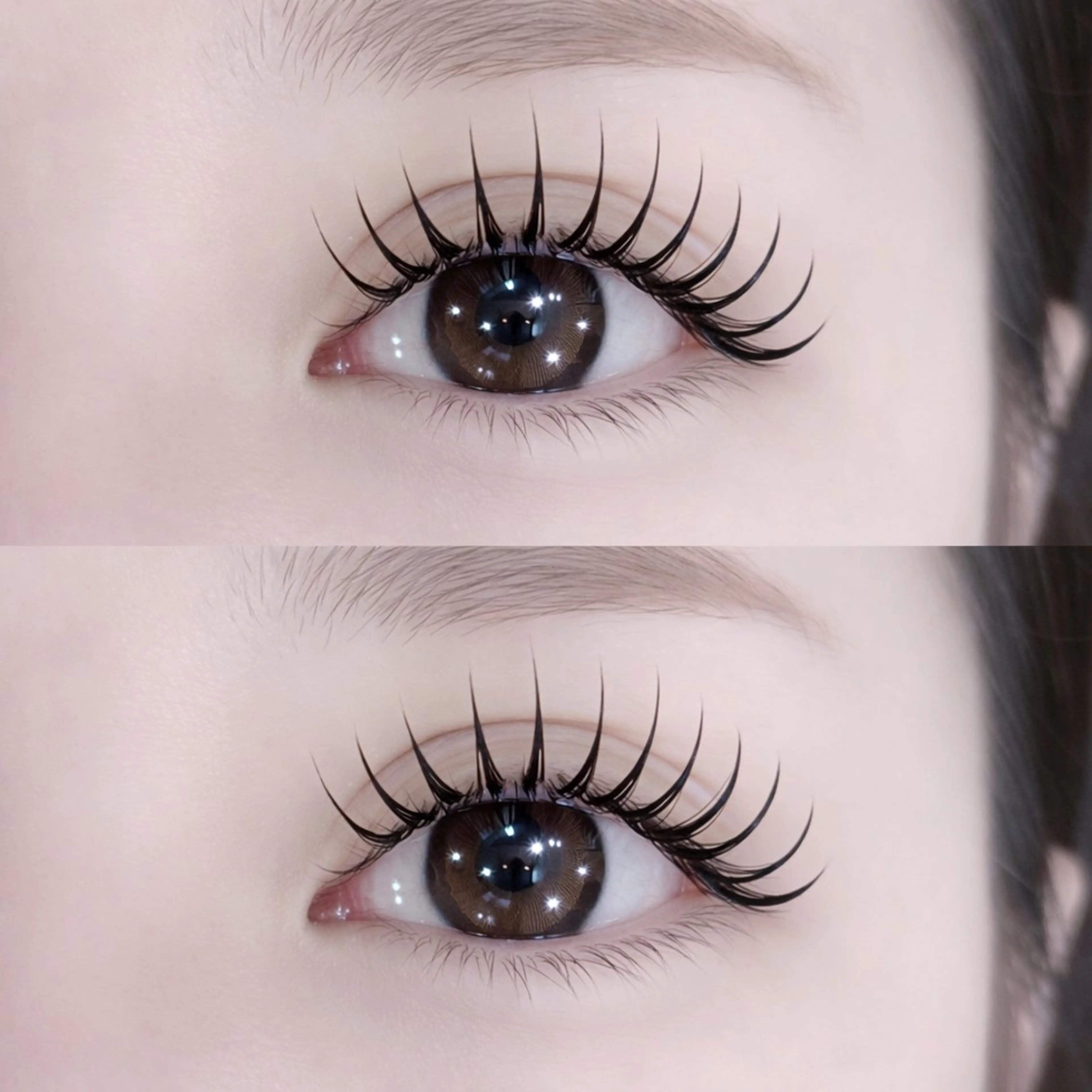 🖤上下エクステ🖤上バインドロック80束～100束、下20本～(5500円～)の写真