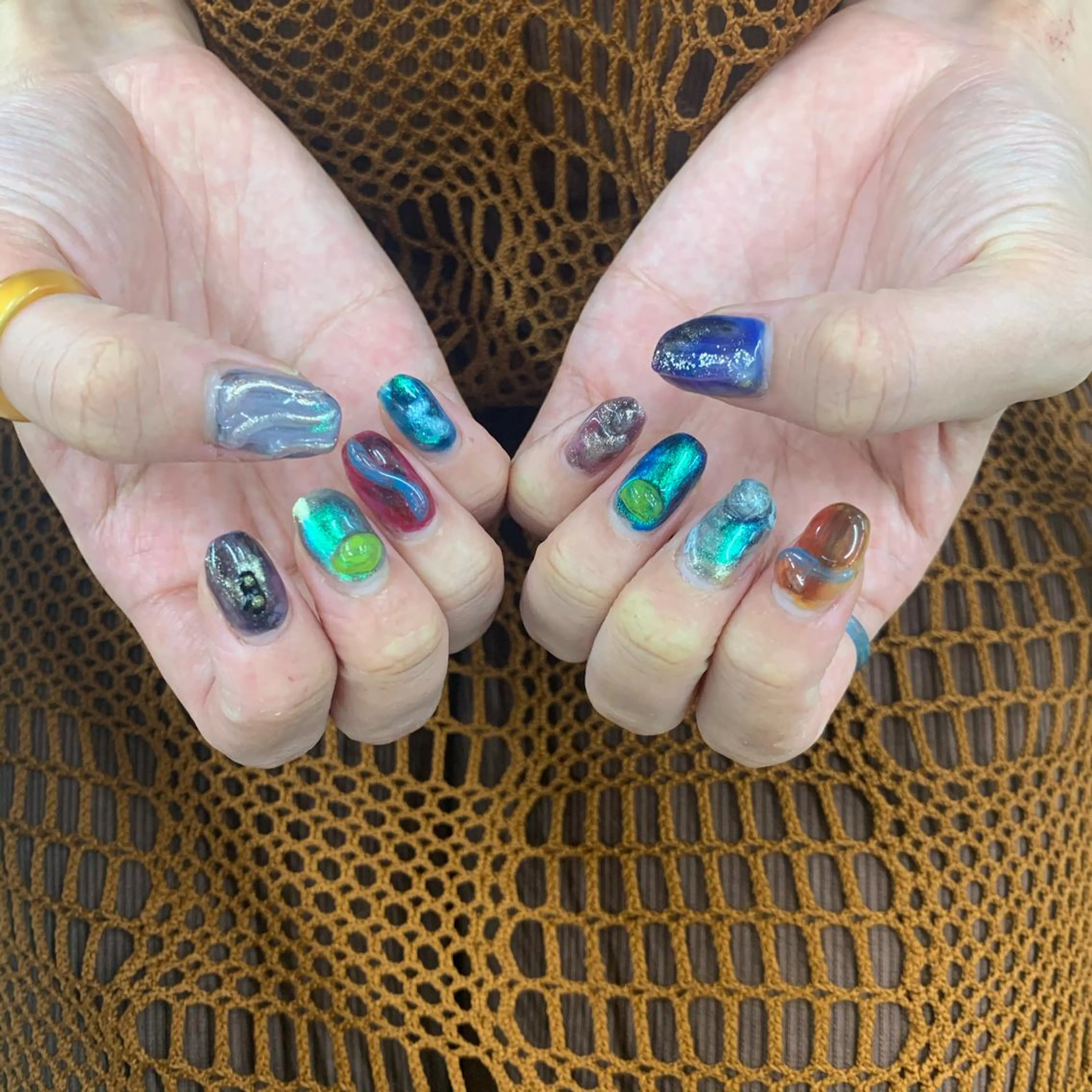 ネイル 平野葵🎀 hair/nailのネイルデザイン