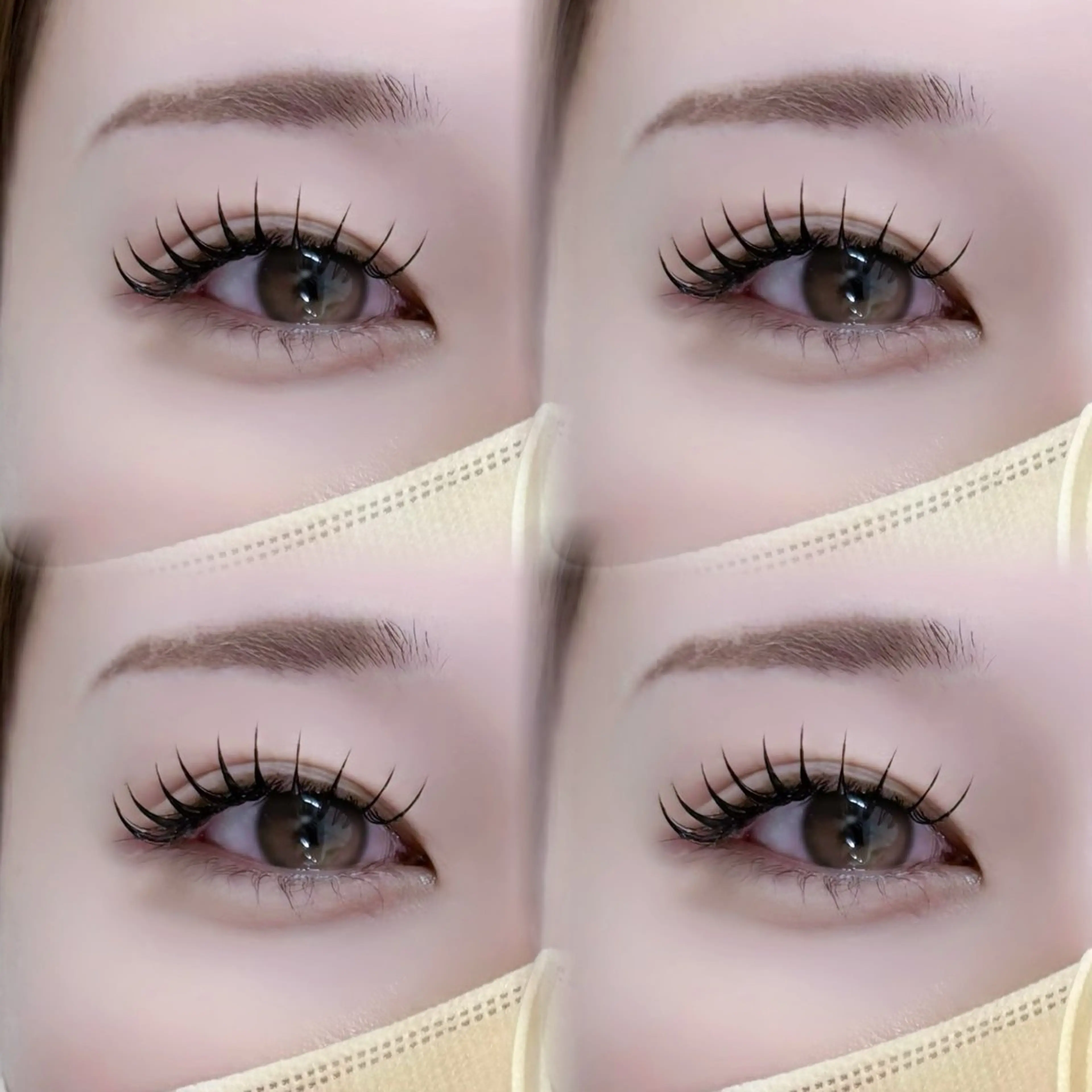 マツエク・マツパ eye＋nano所属・韓国風束感まつ毛🩵 Nozomiのマツエク・マツパデザイン