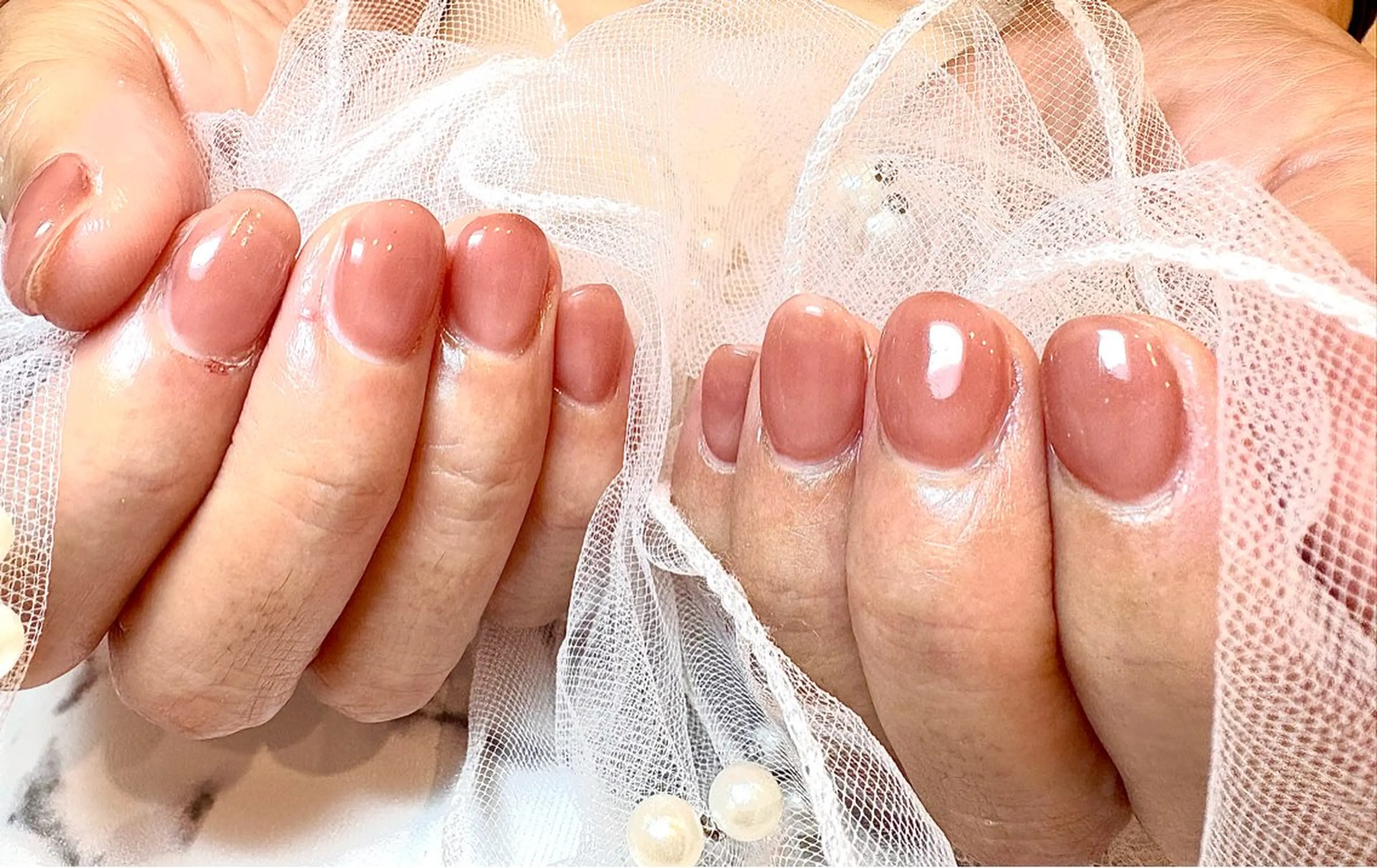 ネイル クリアネイル ハンドネイル nail e.sのネイルデザイン