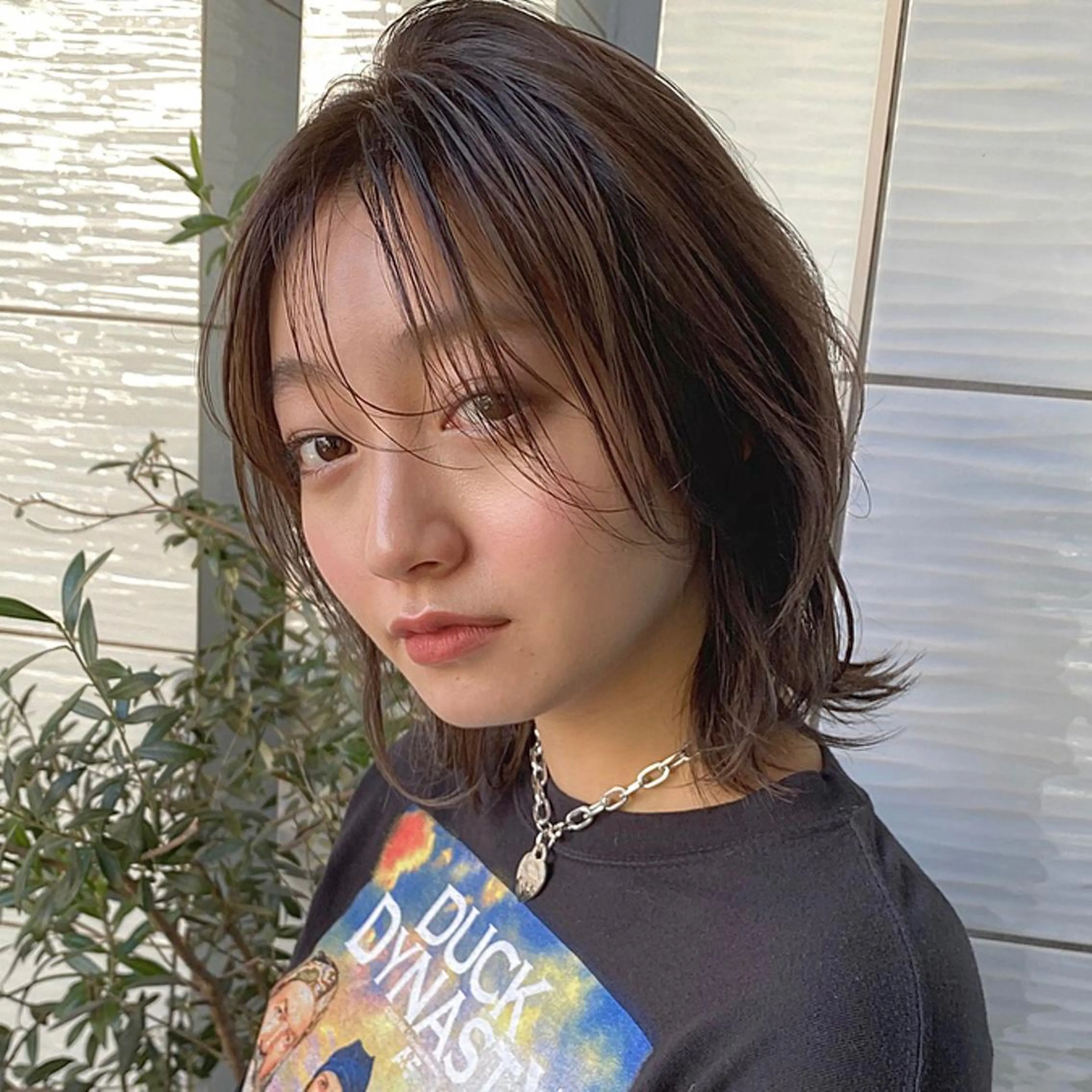 ミディアム カラー ボブレイヤー ボブ レイヤーカット 小顔カット 💫期間限定価格💫 似合わせカット🧚のヘアスタイル