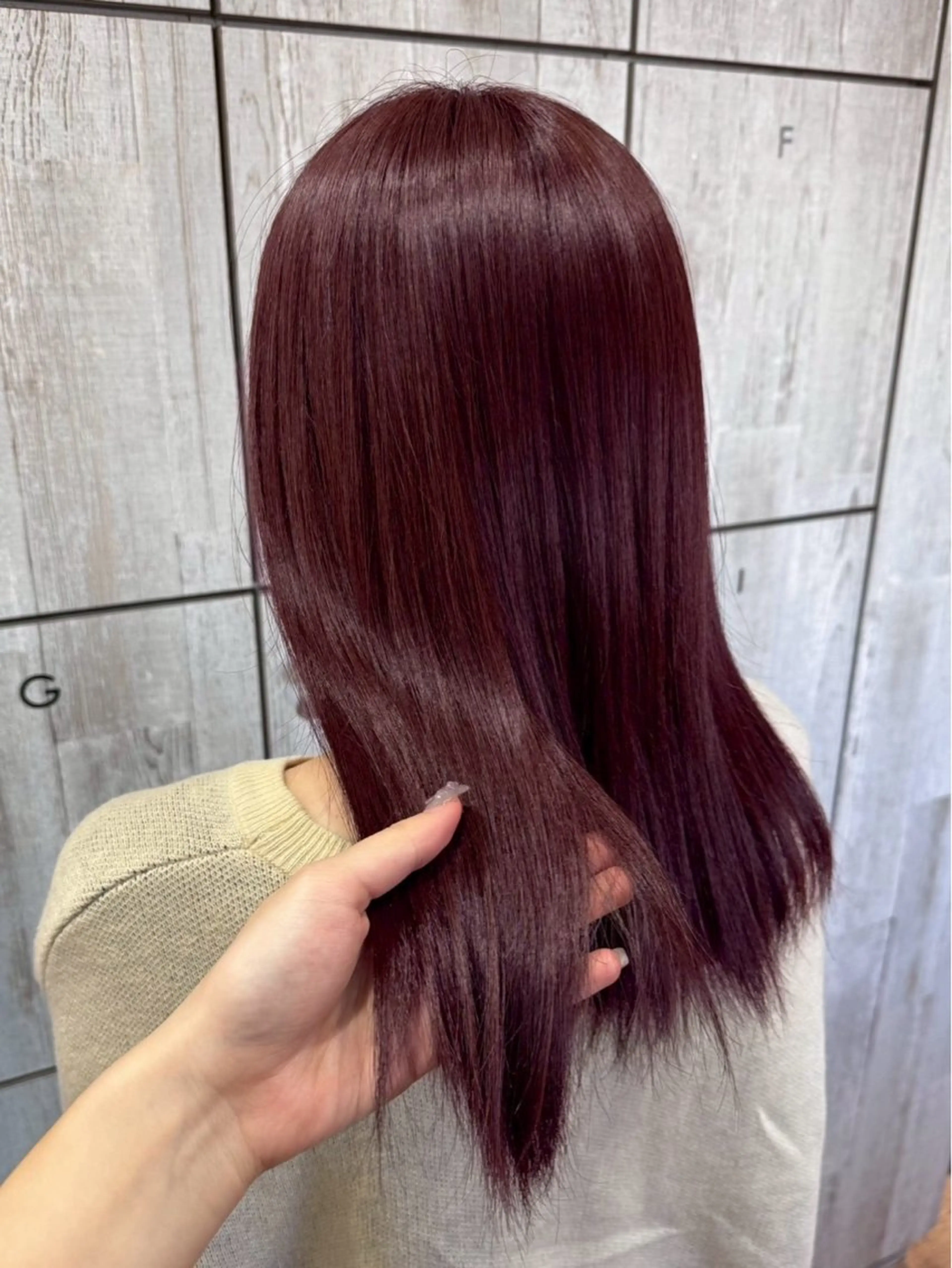 ロング カラー カット ヘアカラー ブリーチなし艶カラー /いくののヘアスタイル