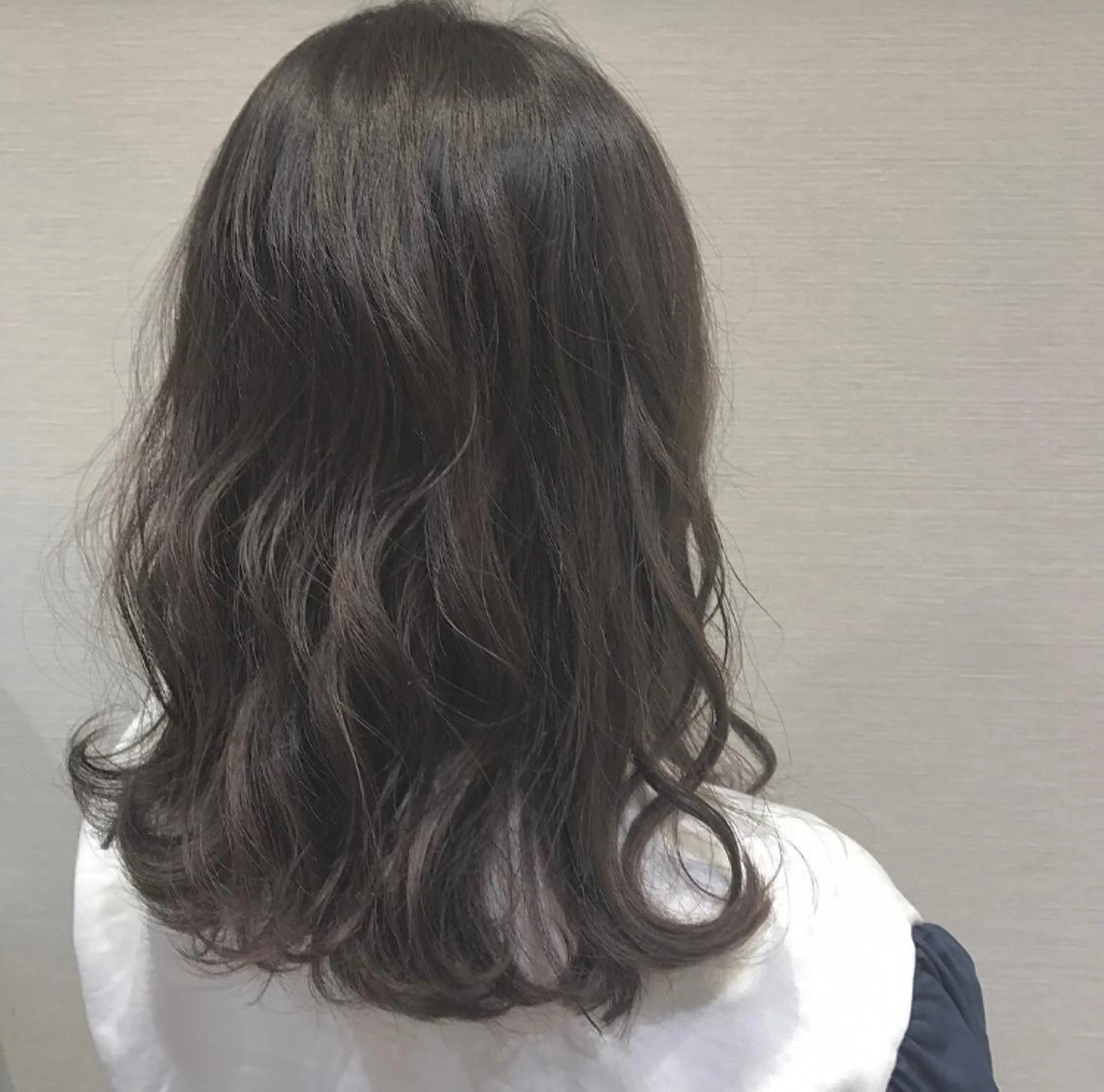 ミディアム カラー 韓国ヘア/耳ツボジュ エリー♡ayumuのヘアスタイル