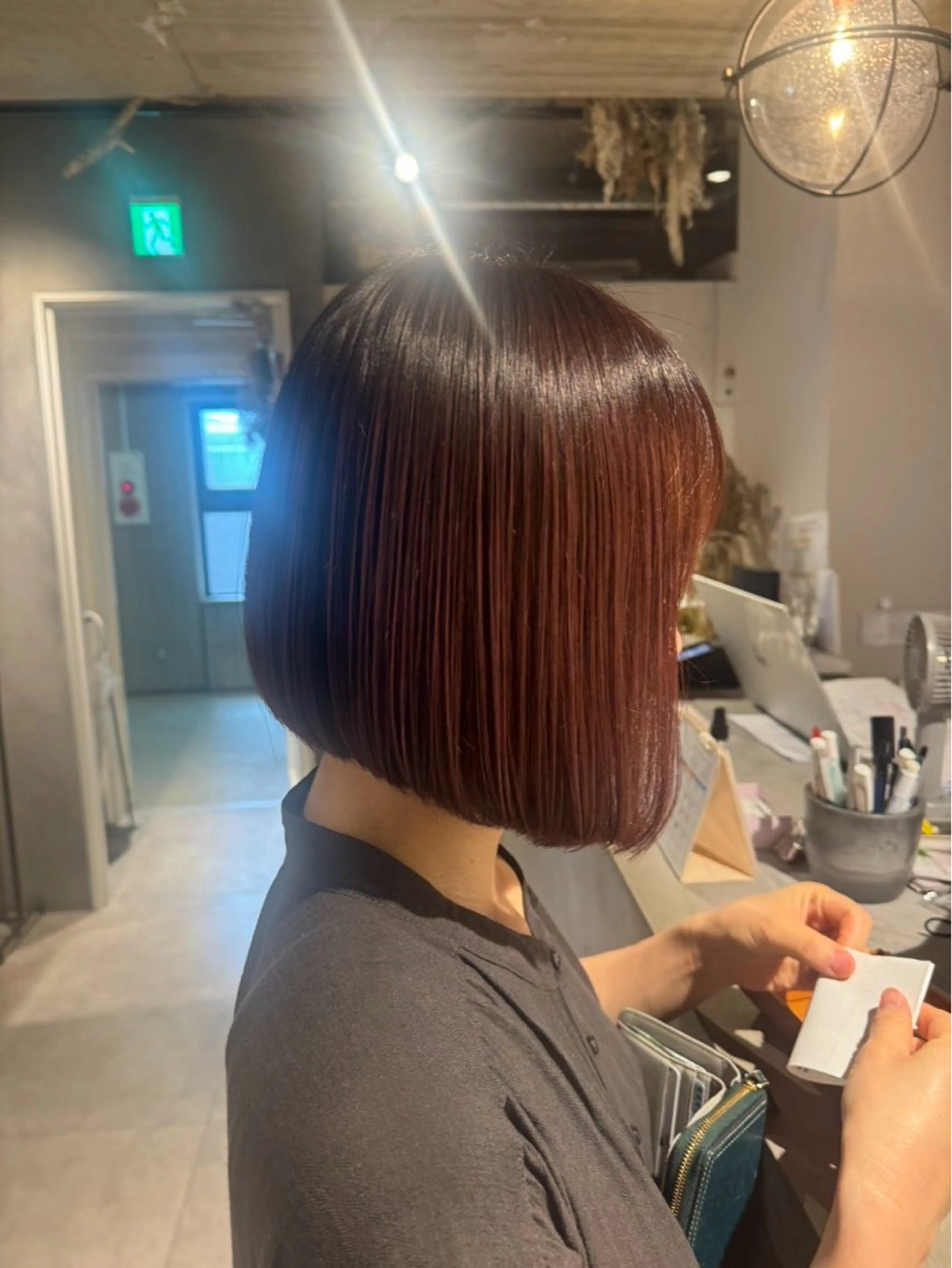 カラー ブリーチ ダブルカラー ブリーチなしカラー 内山 あすかのヘアスタイル