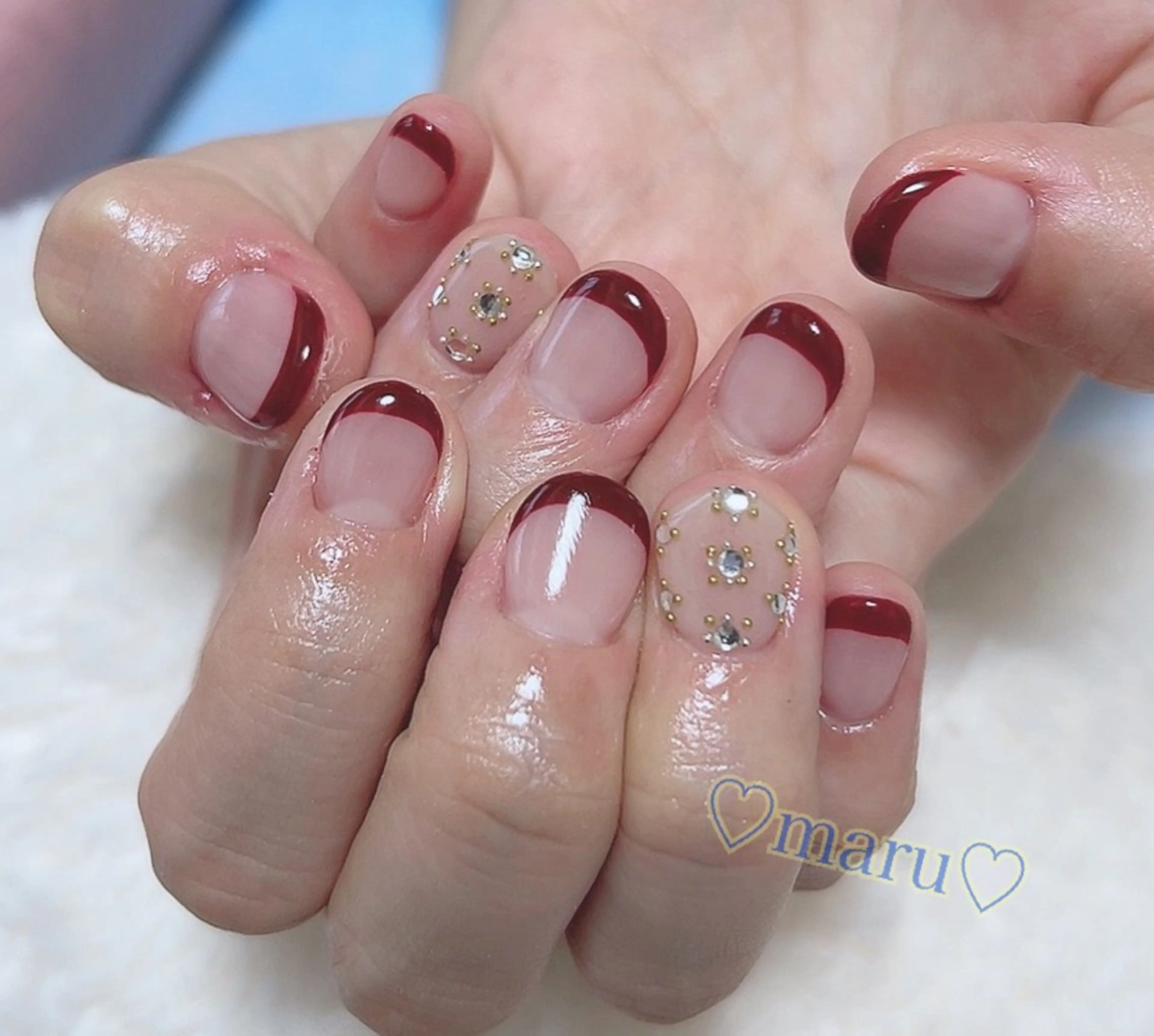 ネイル ハンドネイル フットネイル まるみ ♡のネイルデザイン