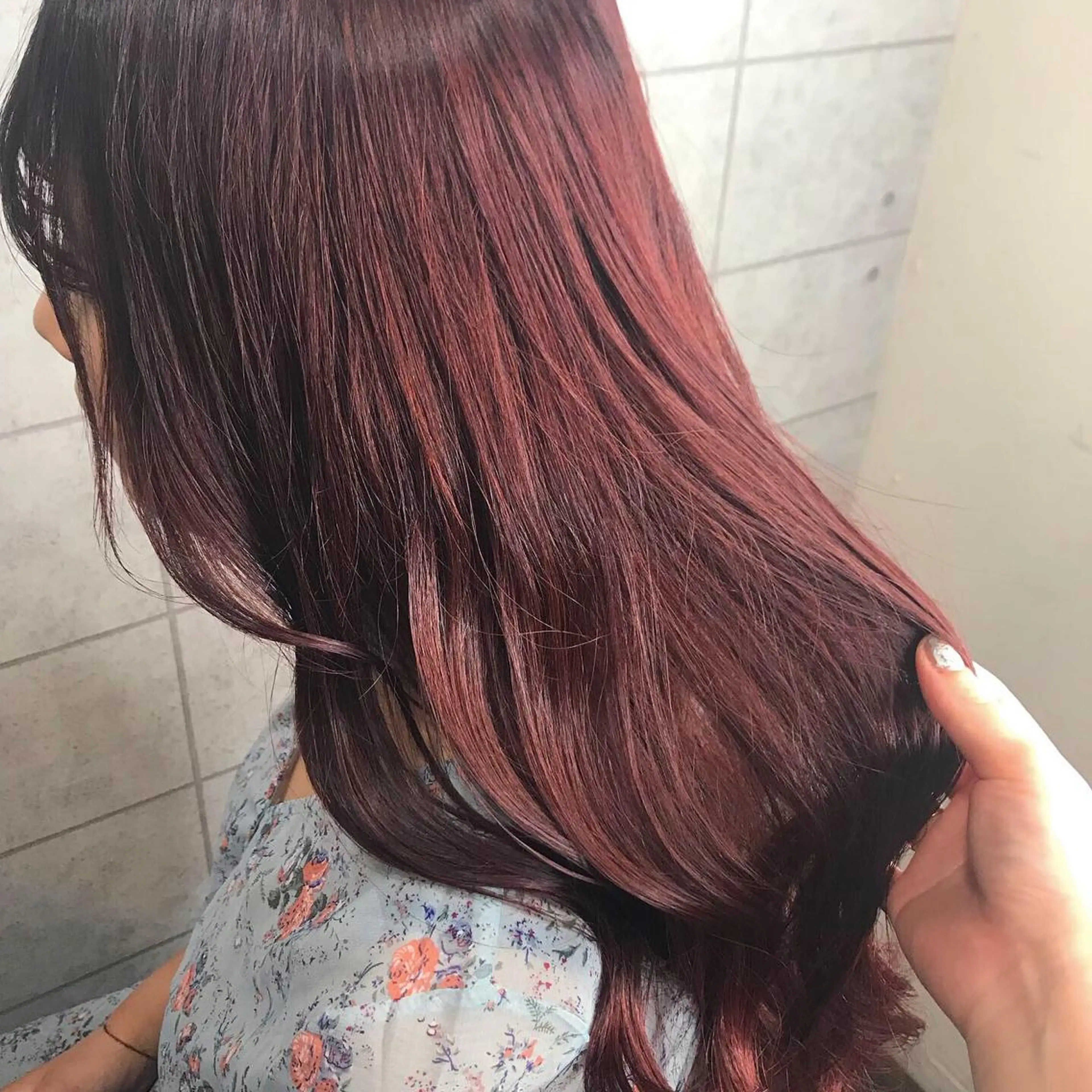 ロング カラー knock【ノック】所属・烏丸韓国ヘア🇰🇷 ayaka🎀のヘアスタイル