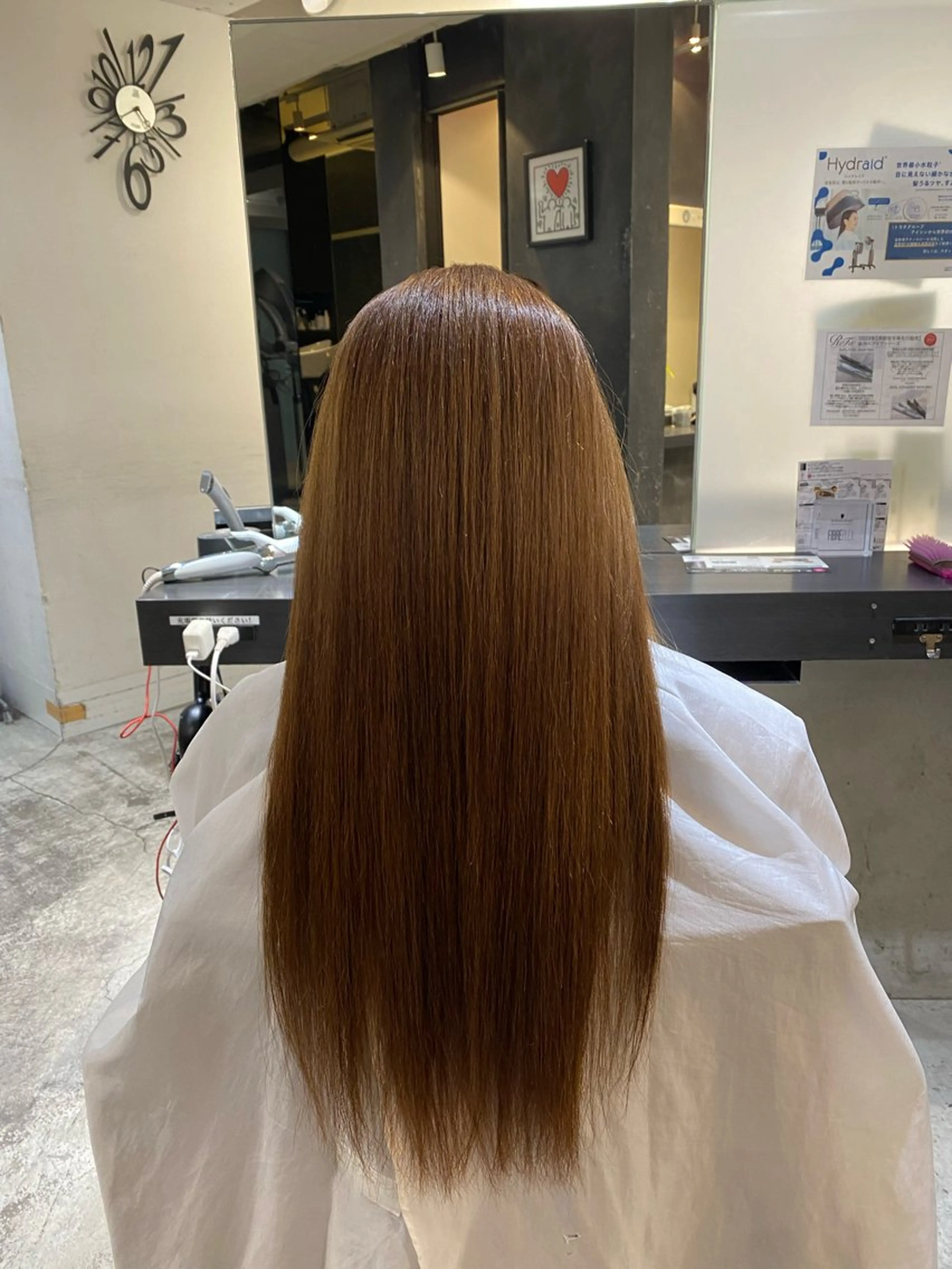 ロング 縮毛矯正 本多將人 カットモデル大募集のヘアスタイル