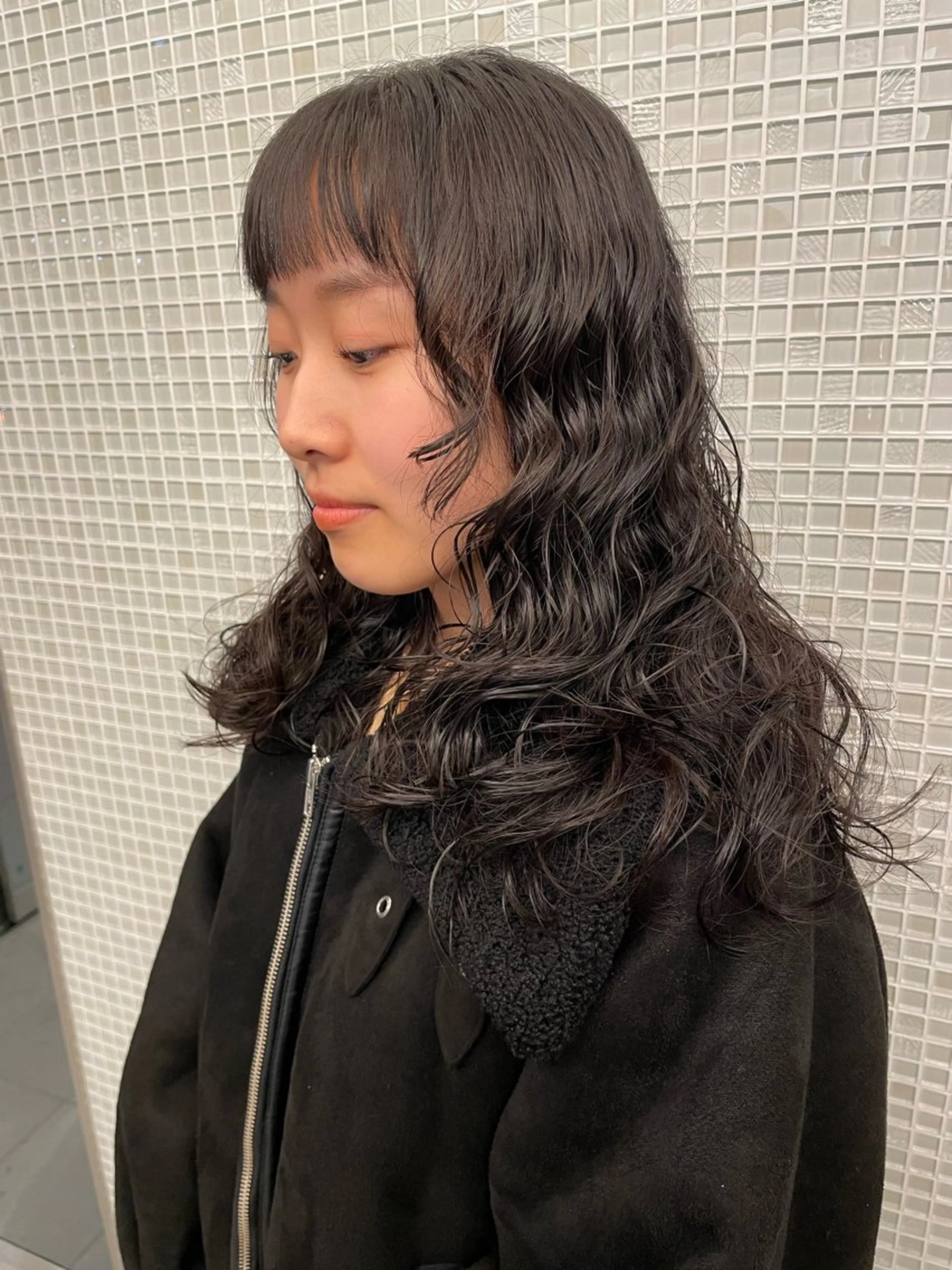 セミロング パーマ カット パーマ トリートメント Toiro 横浜所属・🎀レイヤー/パーマ カラー/ai🎀のヘアスタイル