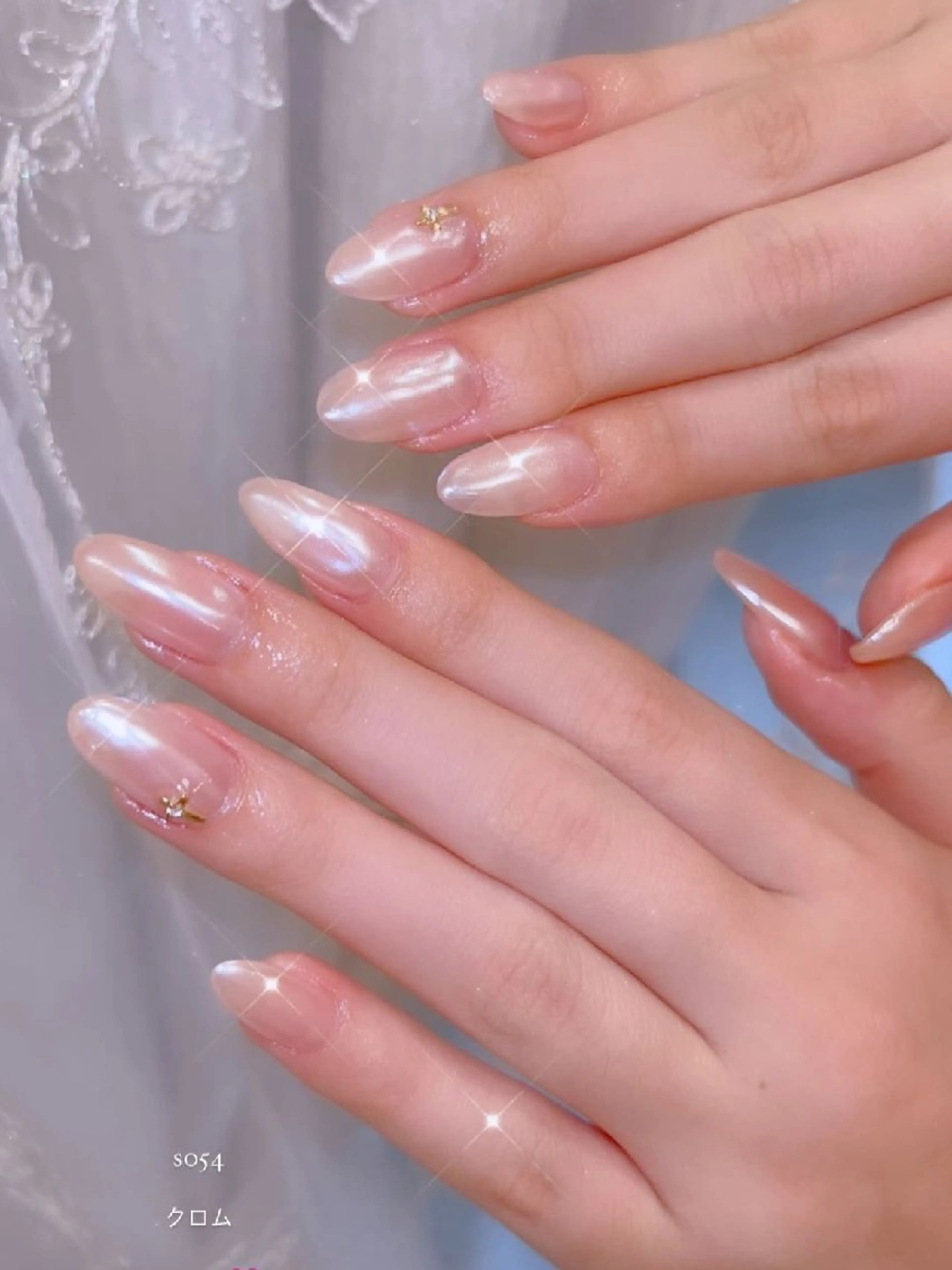 ネイル 長さ出し ジェルネイル 韓国ネイル マグネットネイル ニュアンスネイル I LOVE ME  NAIL.｡.:*♡のネイルデザイン