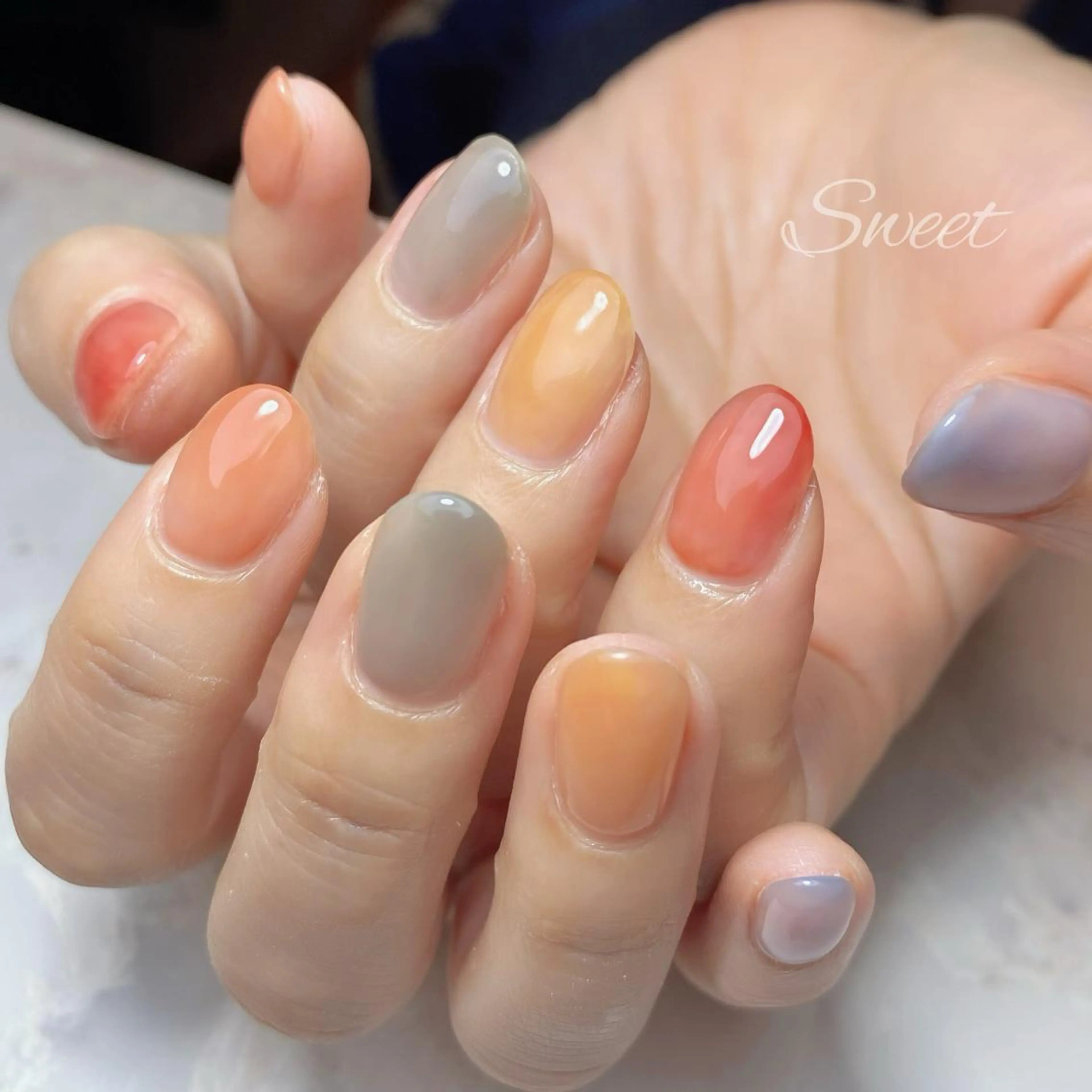 ネイル sweet 仲野陽子のネイルデザイン