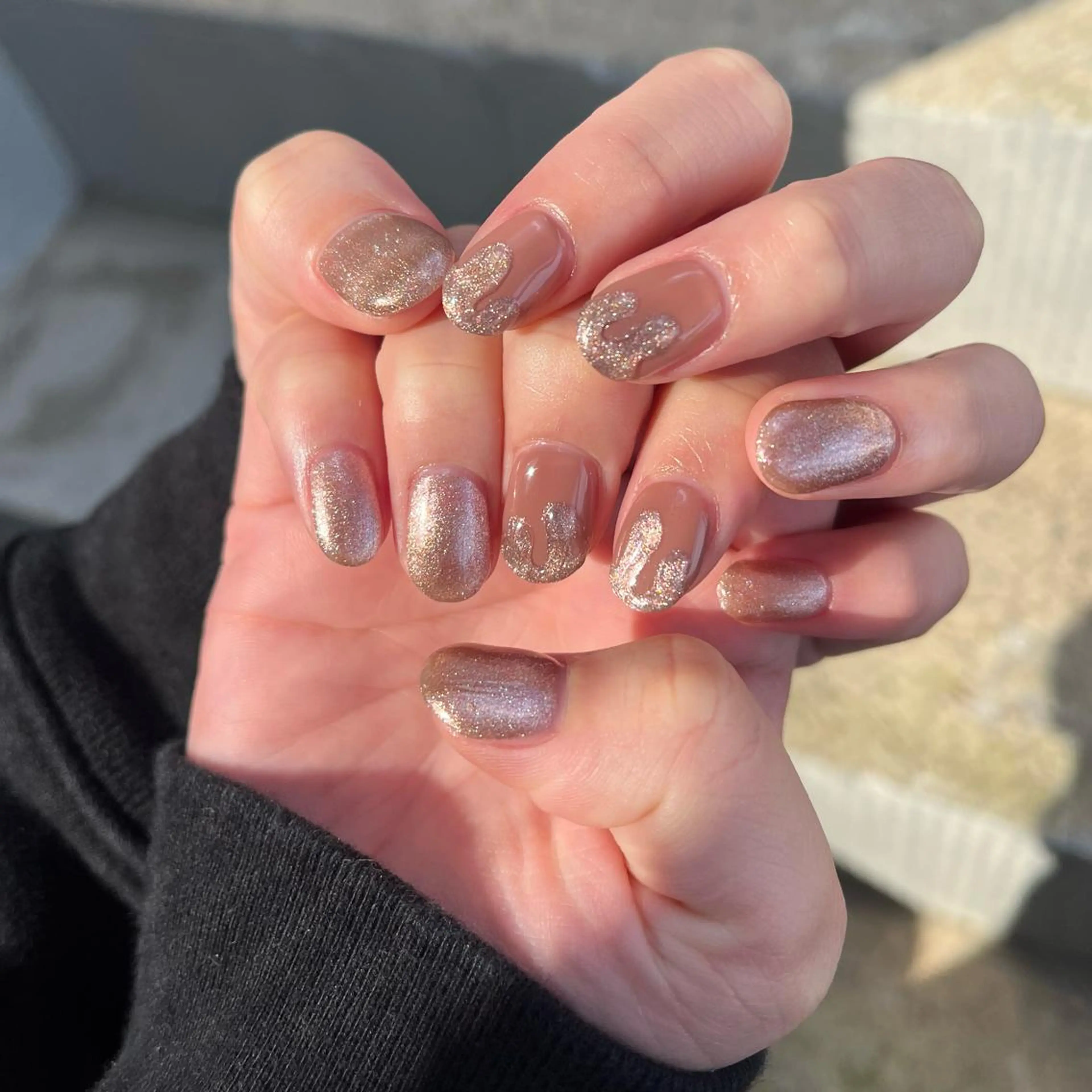 ネイル ハンドネイル 🤎Two ERI🤎のネイルデザイン