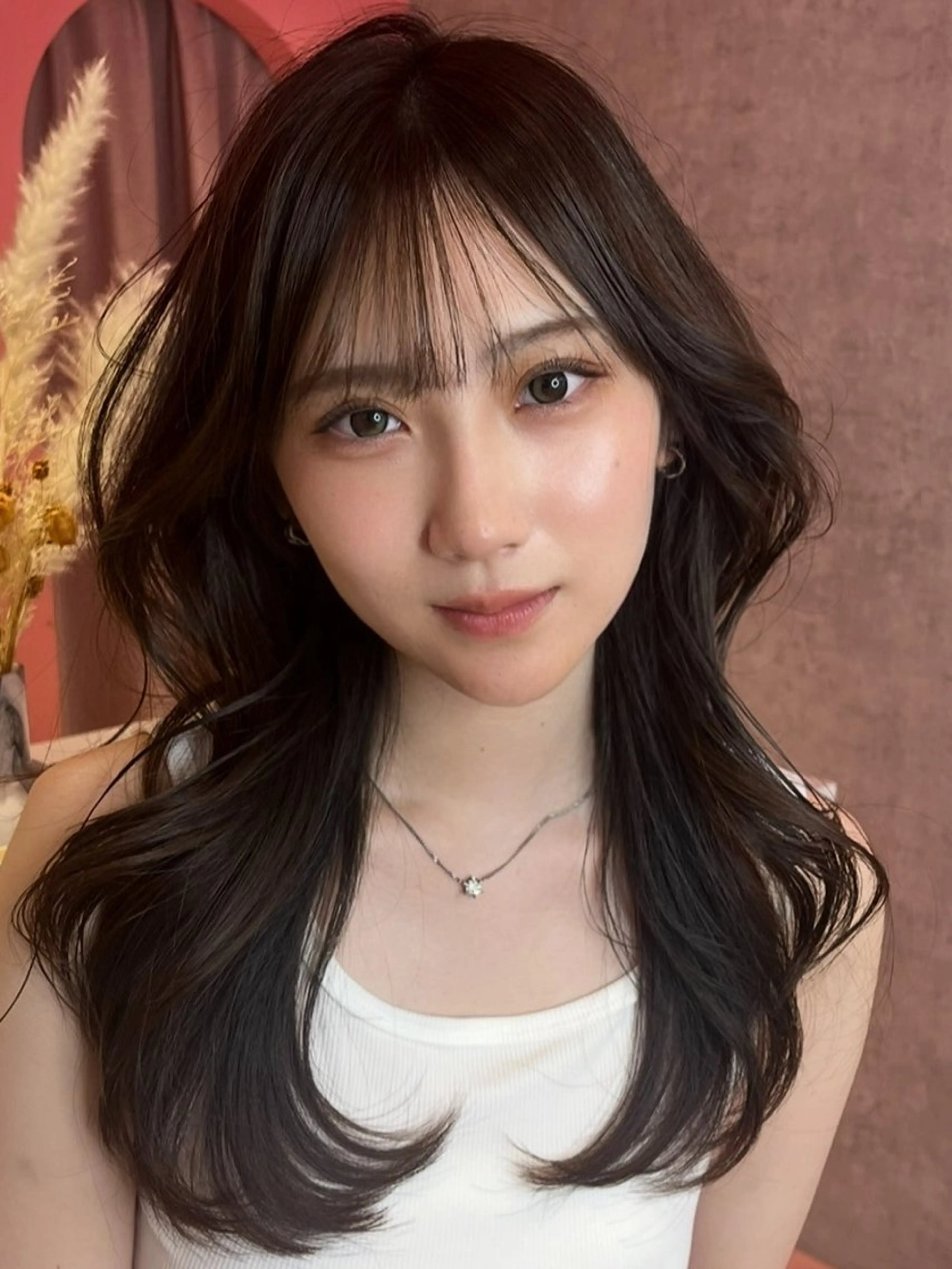 ロング カラー 縮毛矯正/レイヤー/ 髪質改善/龍之介のヘアスタイル