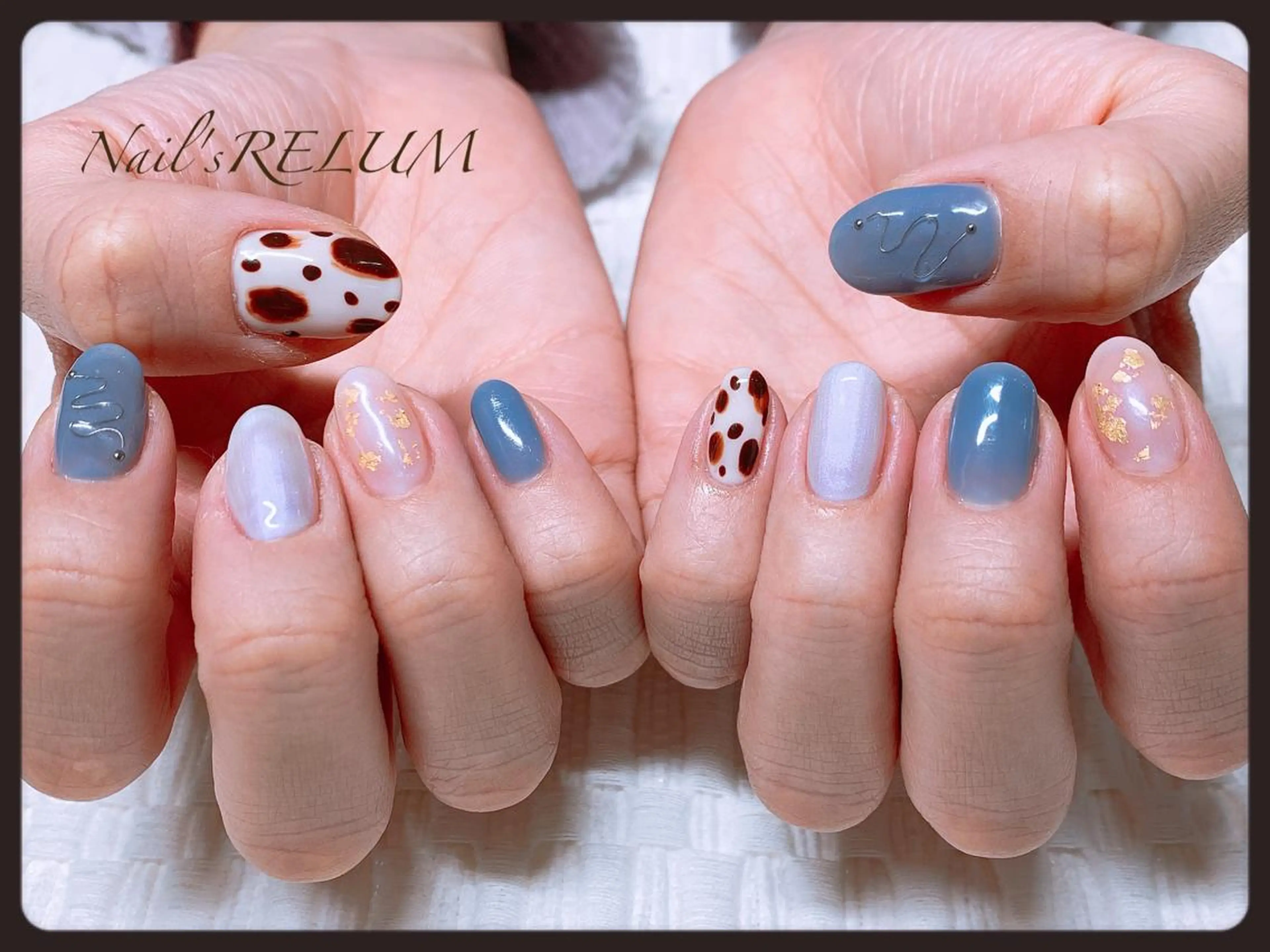 ネイル 持ち込み ハンドネイル THECOLORS所属・近貞 莉奈のネイルデザイン