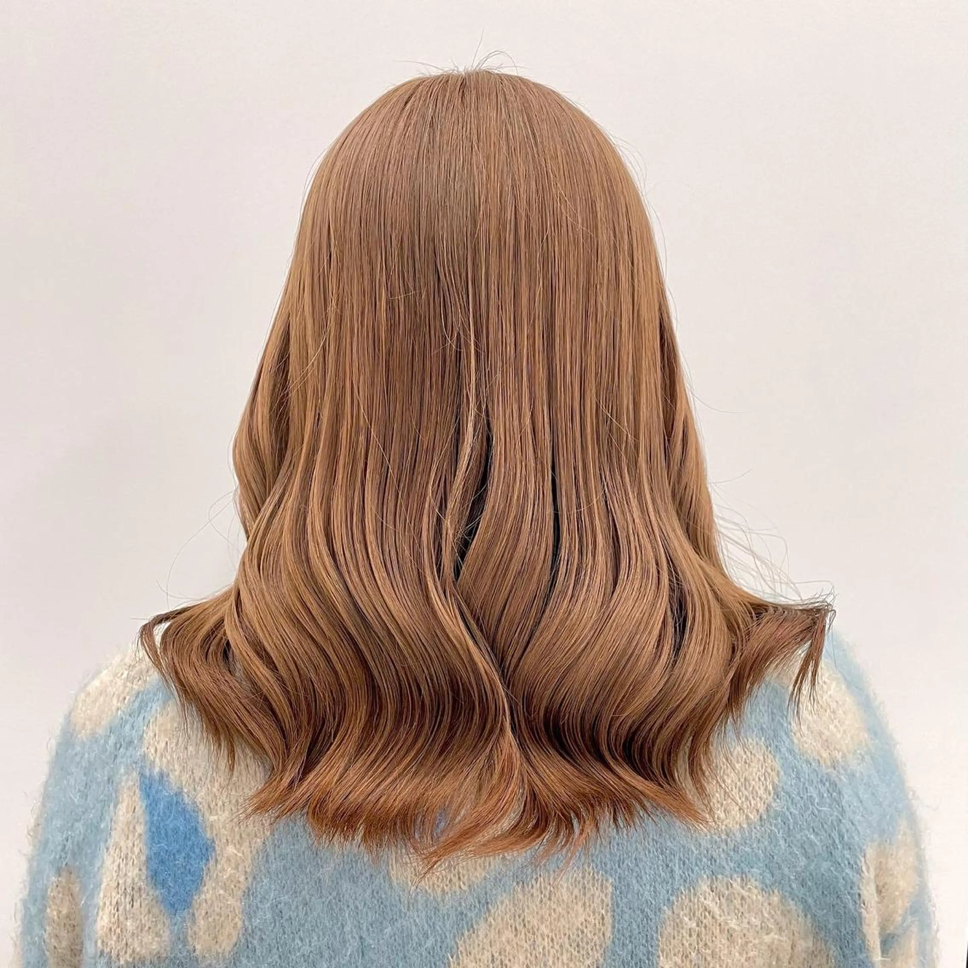 セミロング カラー ヘアアレンジ salowin新宿East3階所属・艶美髪/髪質改善 /縮毛矯正/木元渓太のヘアスタイル