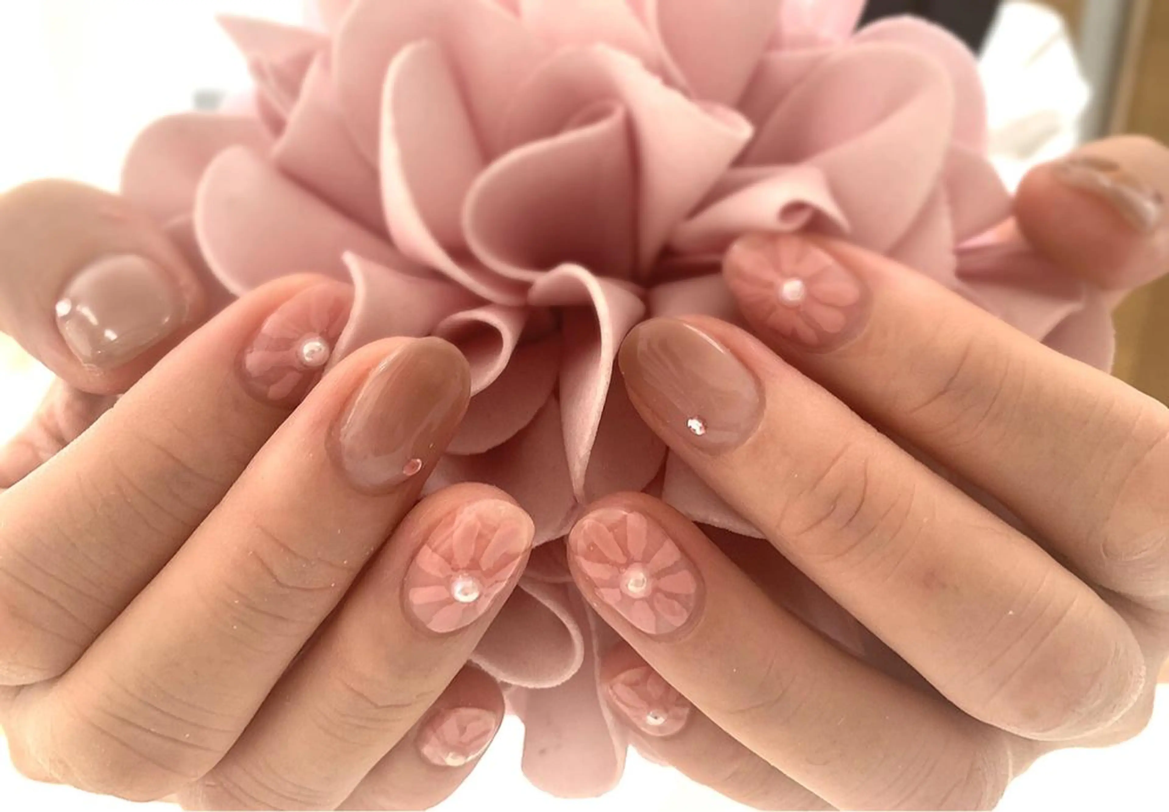 ネイル フットネイル グリーン オフィスネイル ワンカラーネイル Lily Roseスタッフ一同のマツエク・マツパデザイン