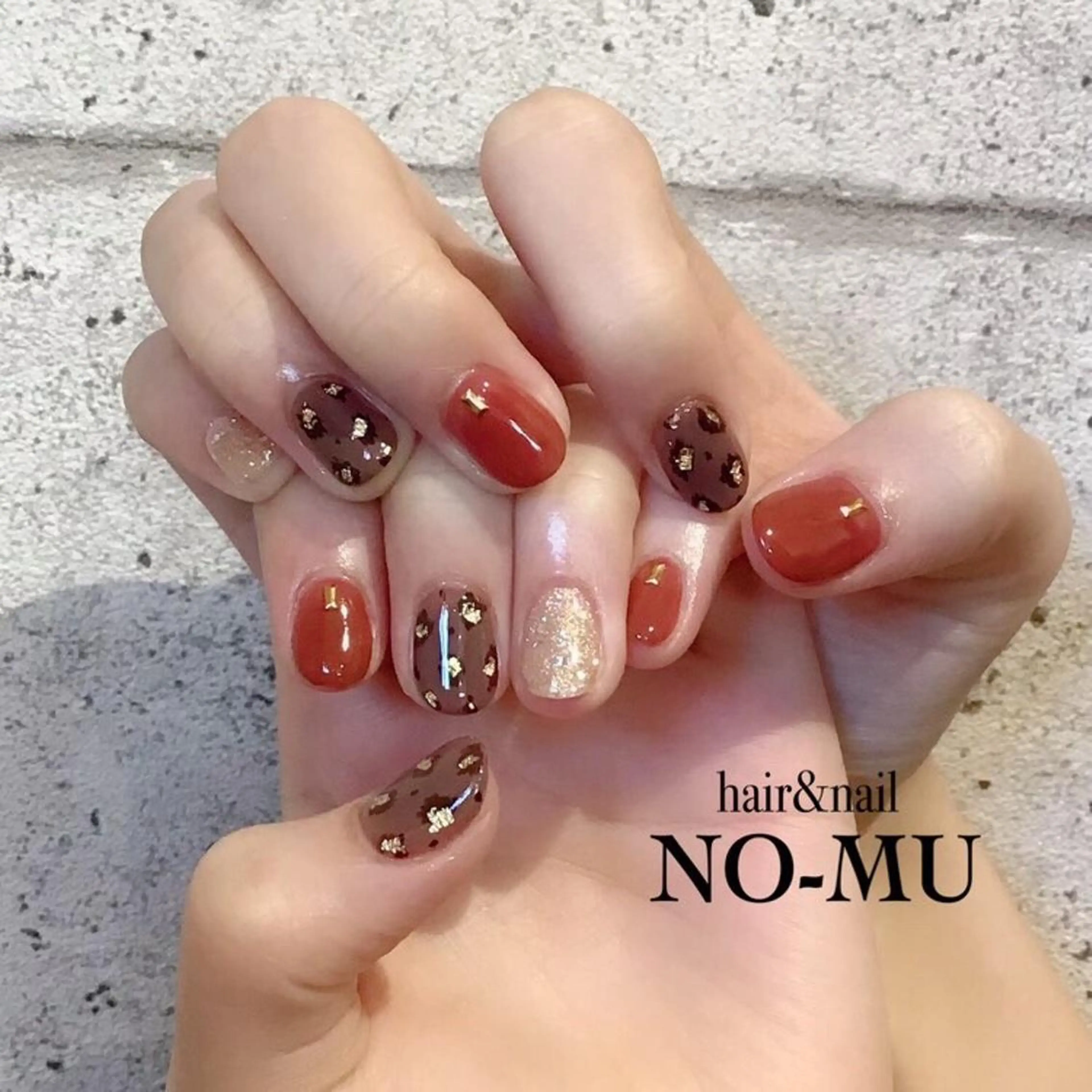 ネイル アニマル柄 hair＆nail NO-MU所属・hair＆nail NO-MUのネイルデザイン