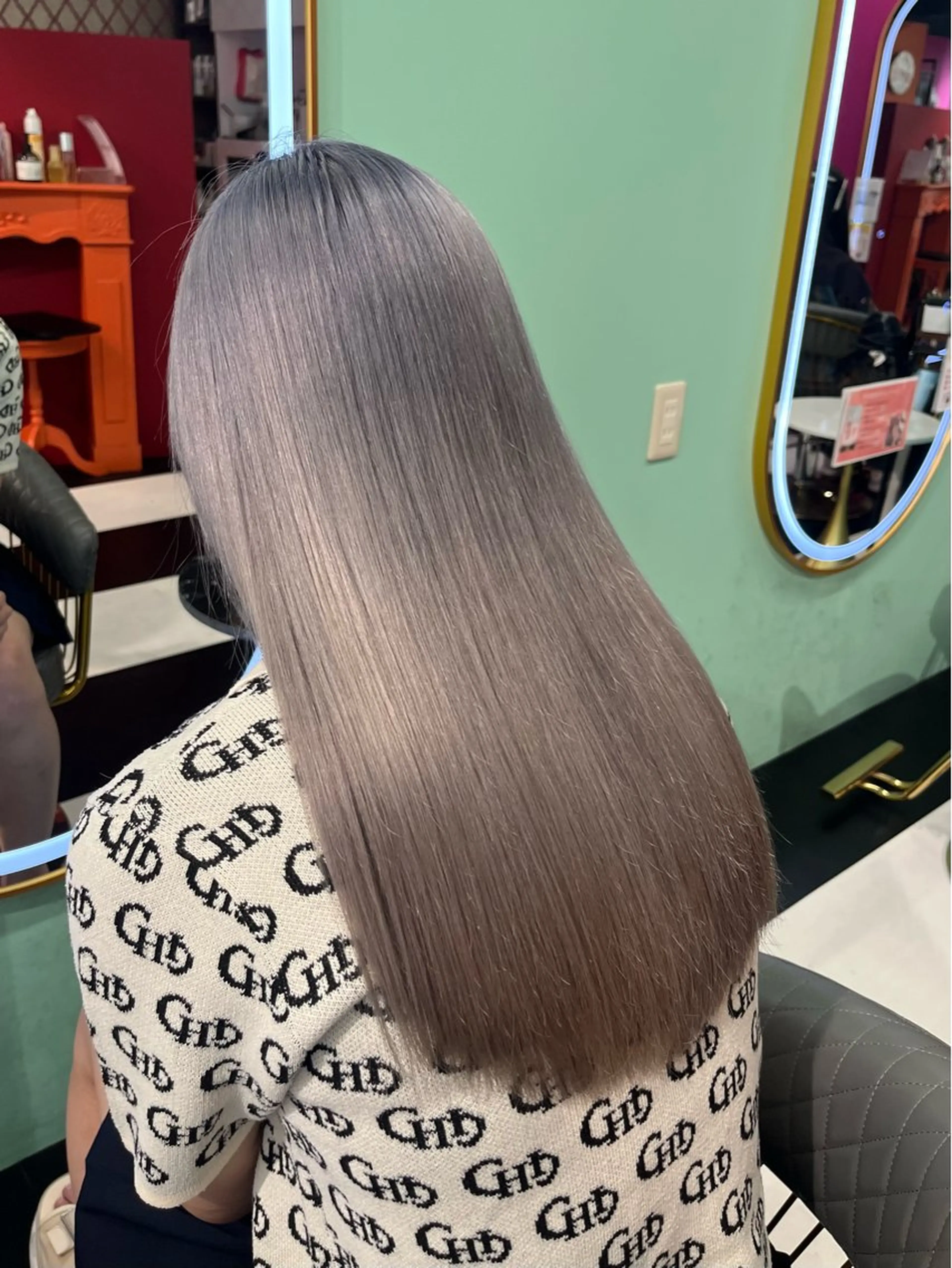 縮毛矯正　カットの写真