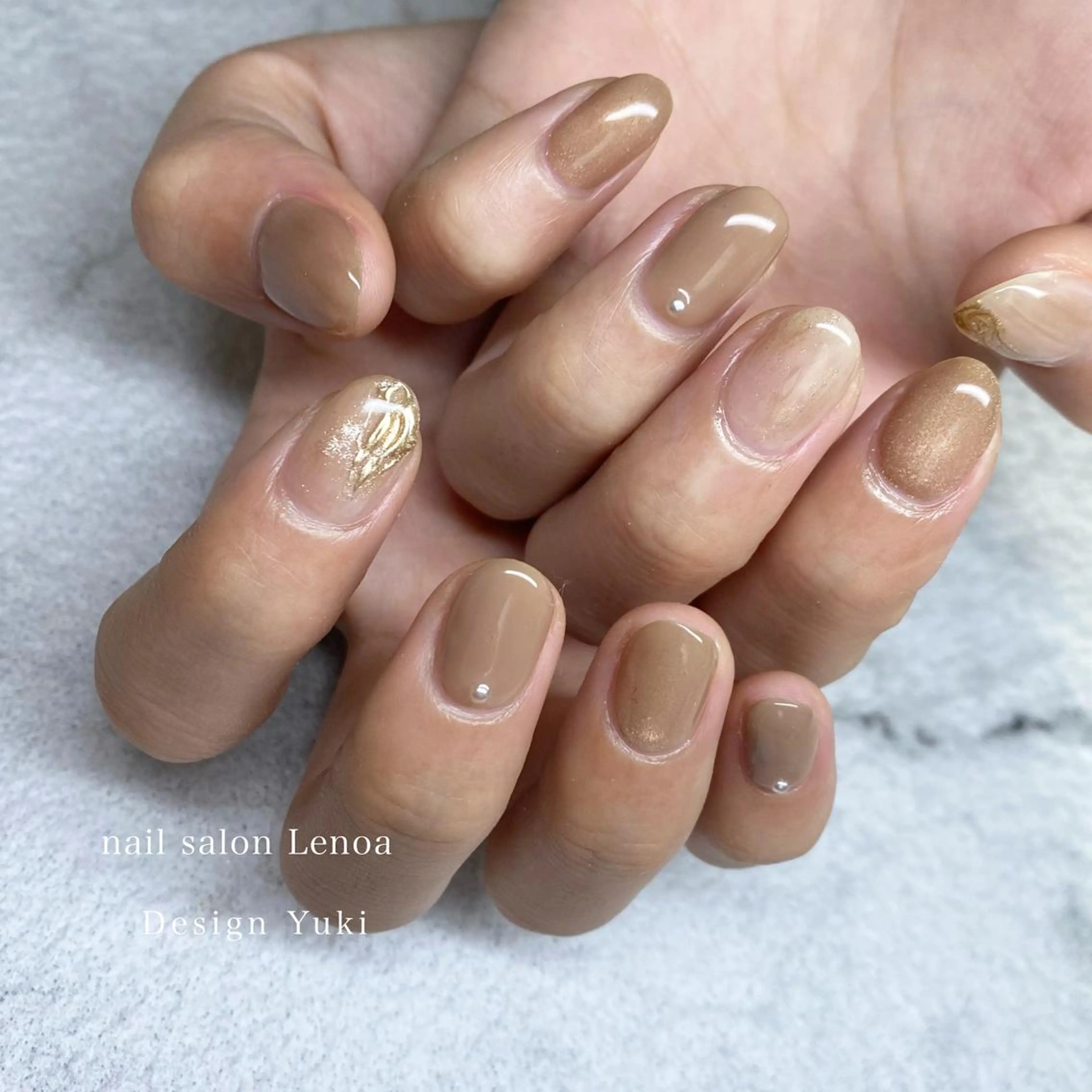 ネイル ハンドネイル Lenoa Yukiのネイルデザイン