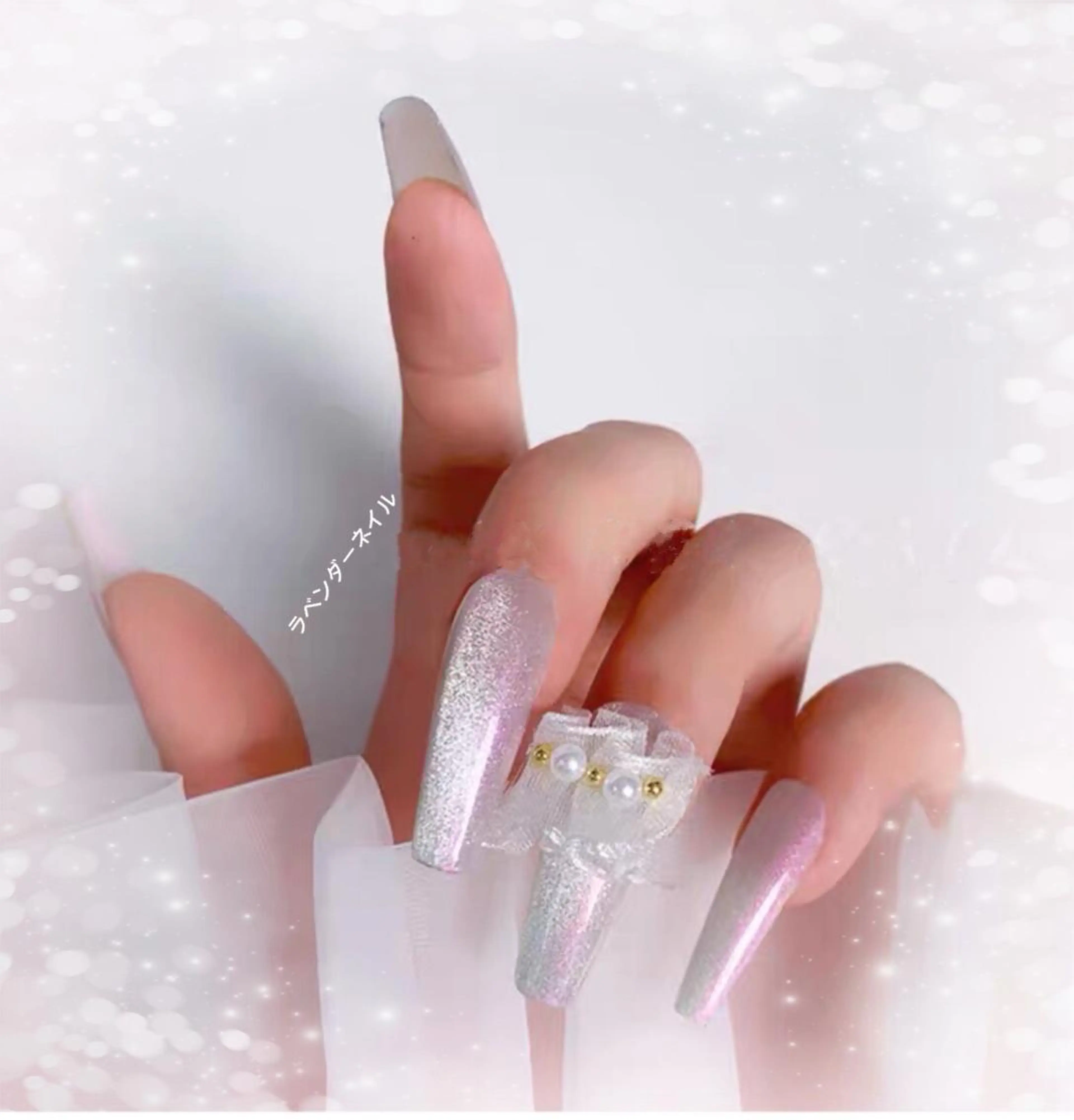 ネイル ラベンダー💖日暮里 ルル💖ネイルのネイルデザイン