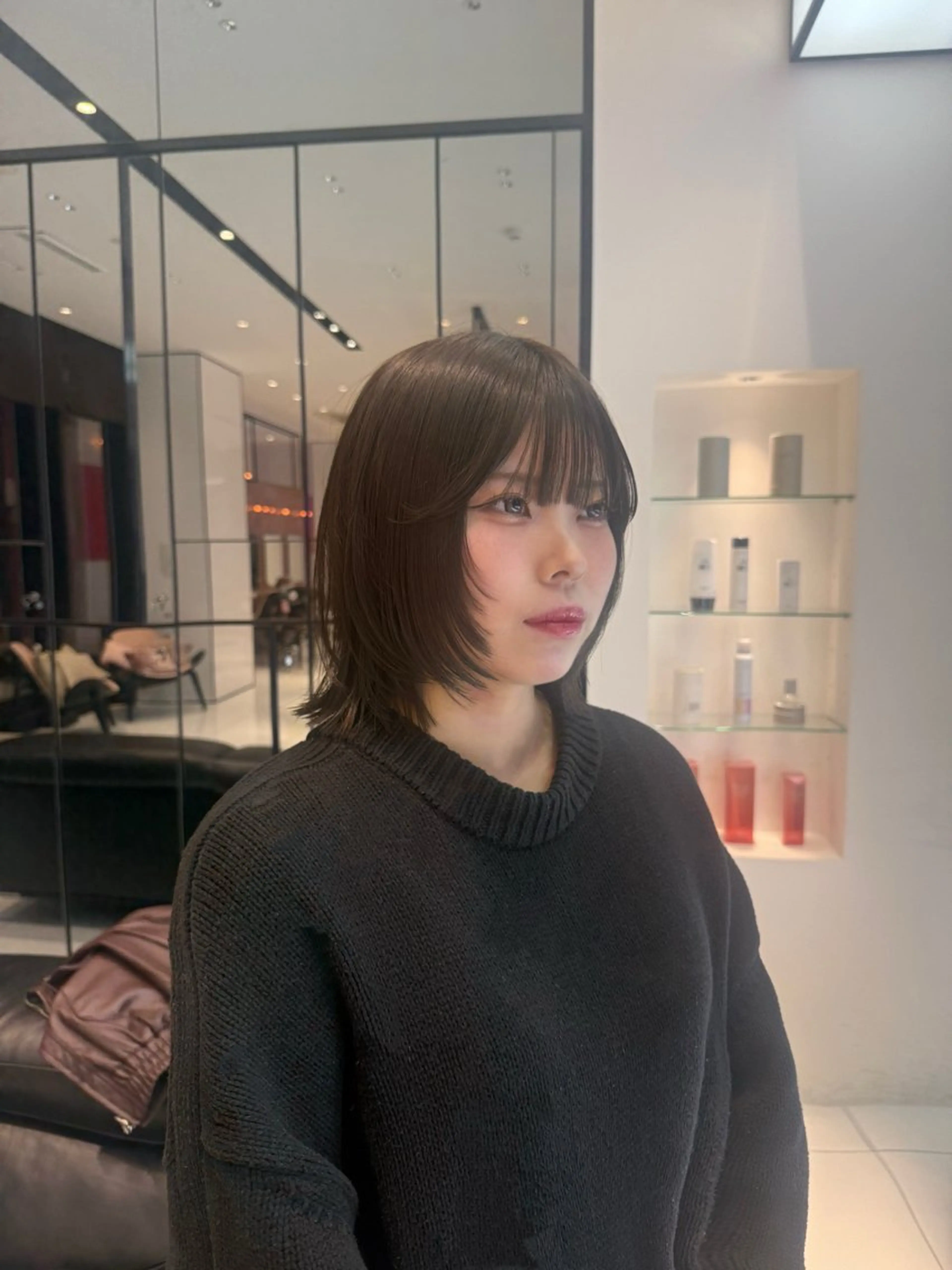 ミディアム ボブレイヤー ボブ レイヤーカット カット keen吉祥寺所属・keen吉祥寺🐆 NAO🩶のヘアスタイル