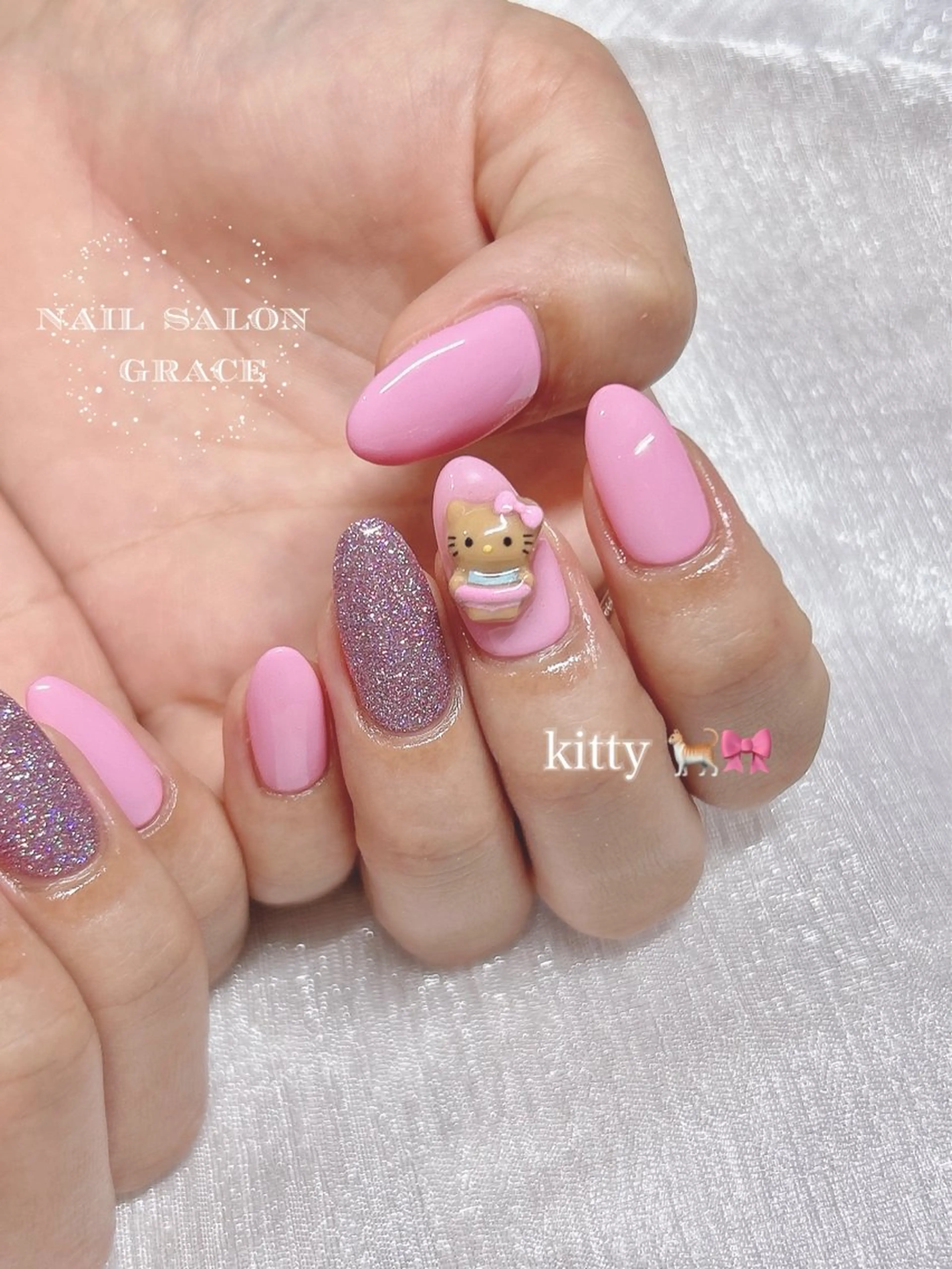 ネイル ラメ(グリッター) ワンカラーネイル ハンドネイル nailsalon GRACE所属・GRACE nailのネイルデザイン