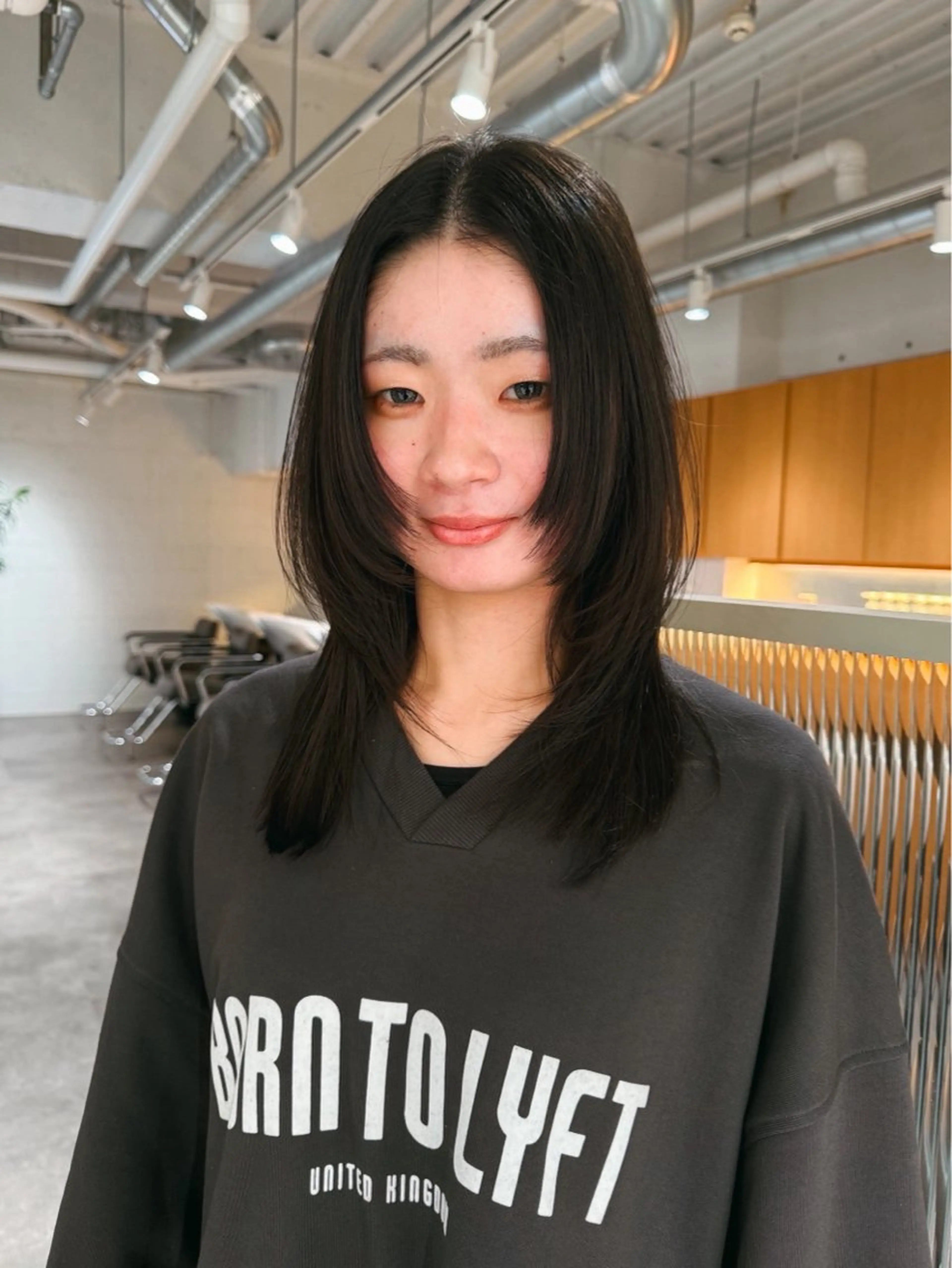 ロング 美髪矯正🍀 似合わせカット渡邊のヘアスタイル