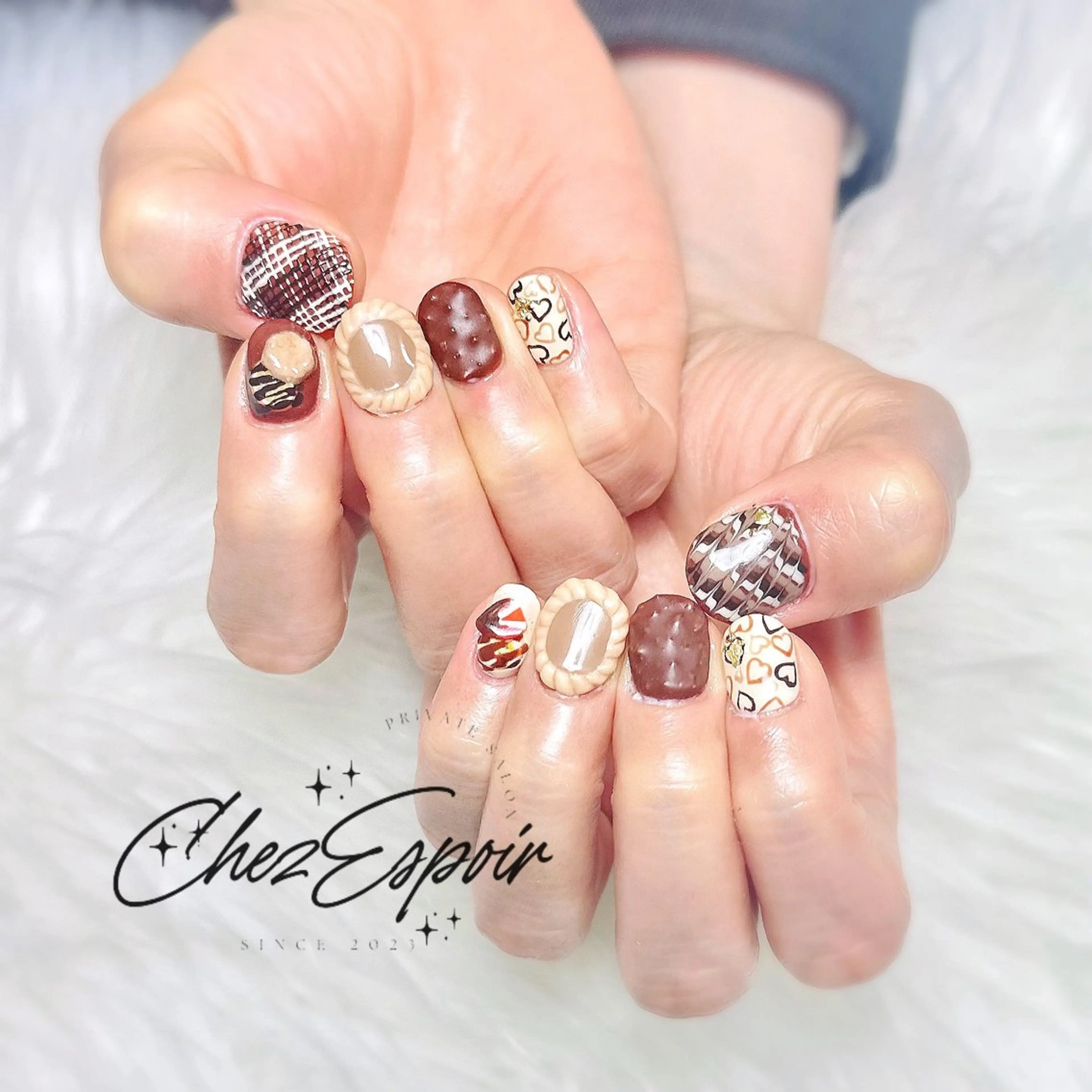 ネイル ハンドネイル ChezEspoir 佐藤のネイルデザイン