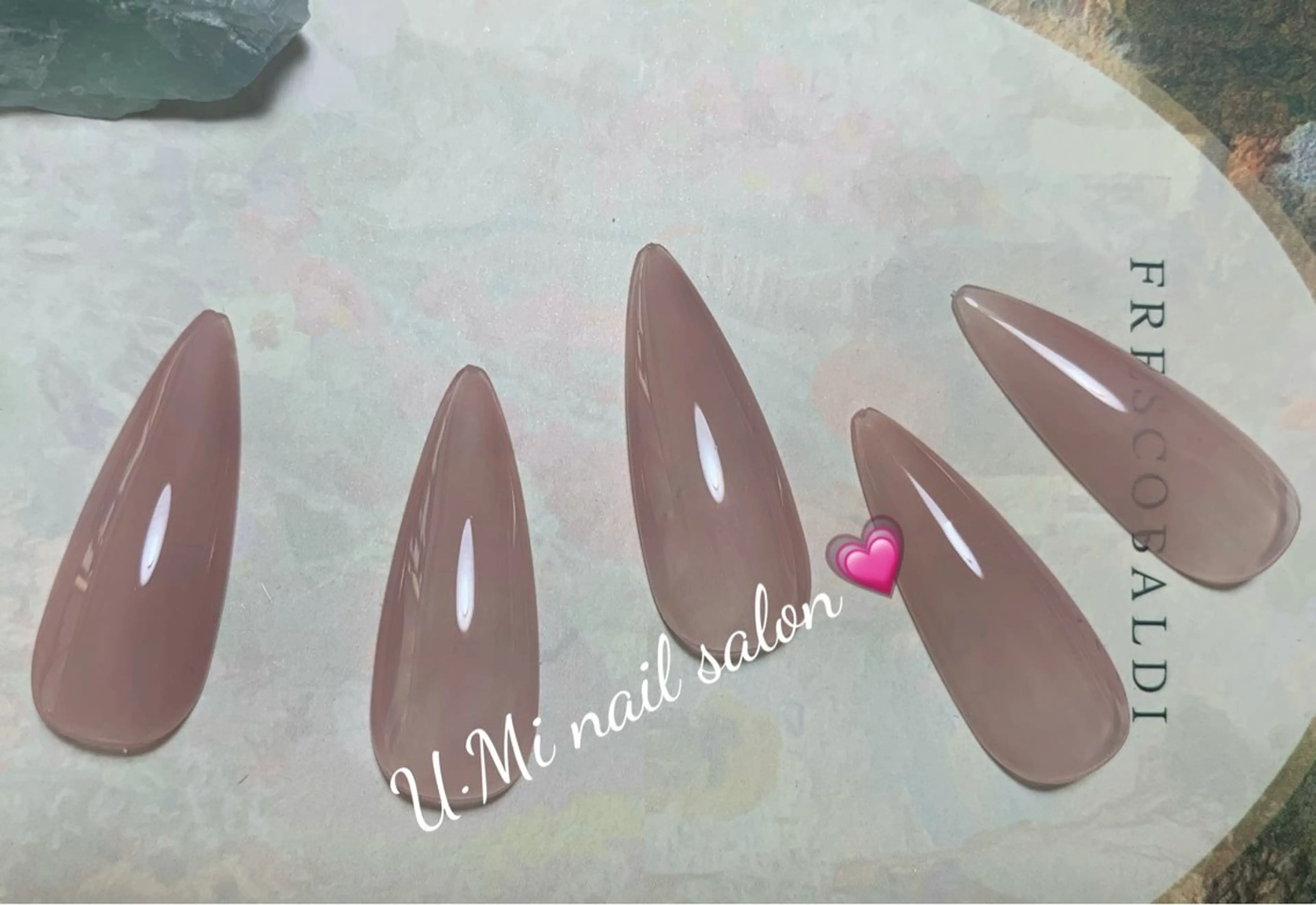 ネイル ワンカラーネイル U·Mi nail salon所属・U·Mi 上野御徒町容のネイルデザイン