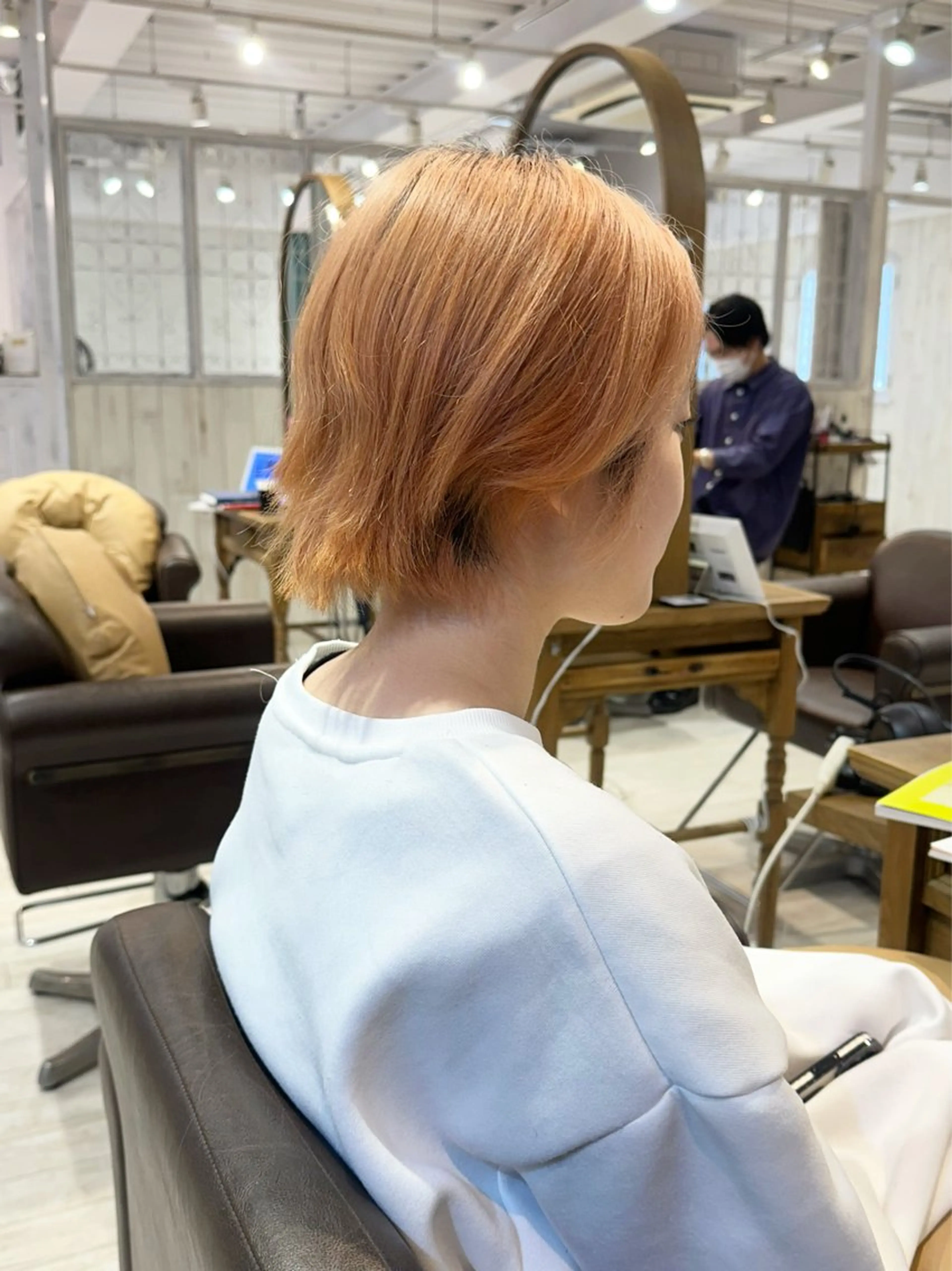 ショート カット 縮毛矯正/ショート/ レイヤー/畑中正敏のヘアスタイル