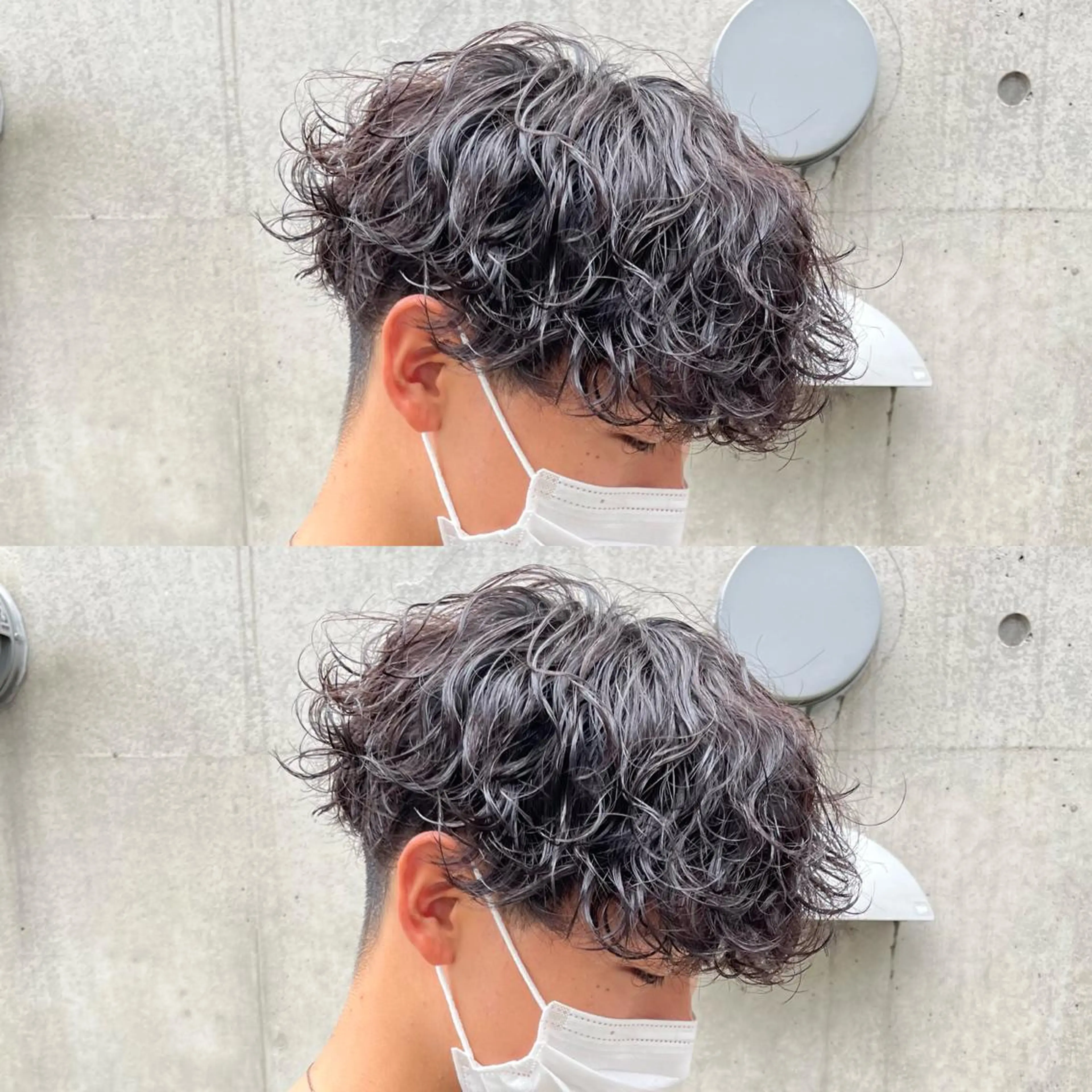 ショート パーマ ヘアアレンジ メンズ メンズパーマ 波巻きパーマ スパイラルパーマ メンズパーマの達人 🌟川内絵人のヘアスタイル