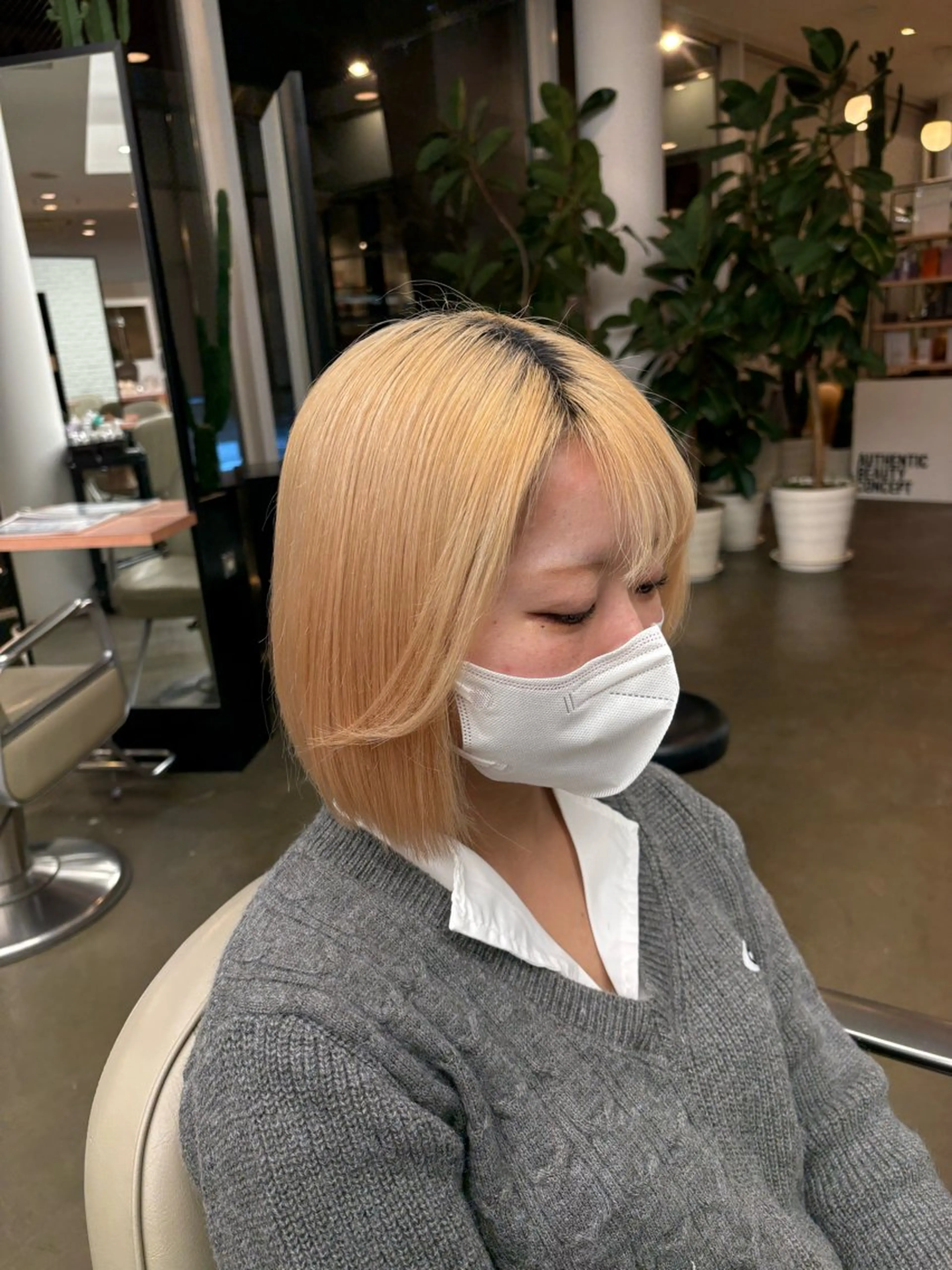 ショート ボブ ディフィーノ青山所属・nonoka/ボブ/ 暖色カラー/表参道のヘアスタイル