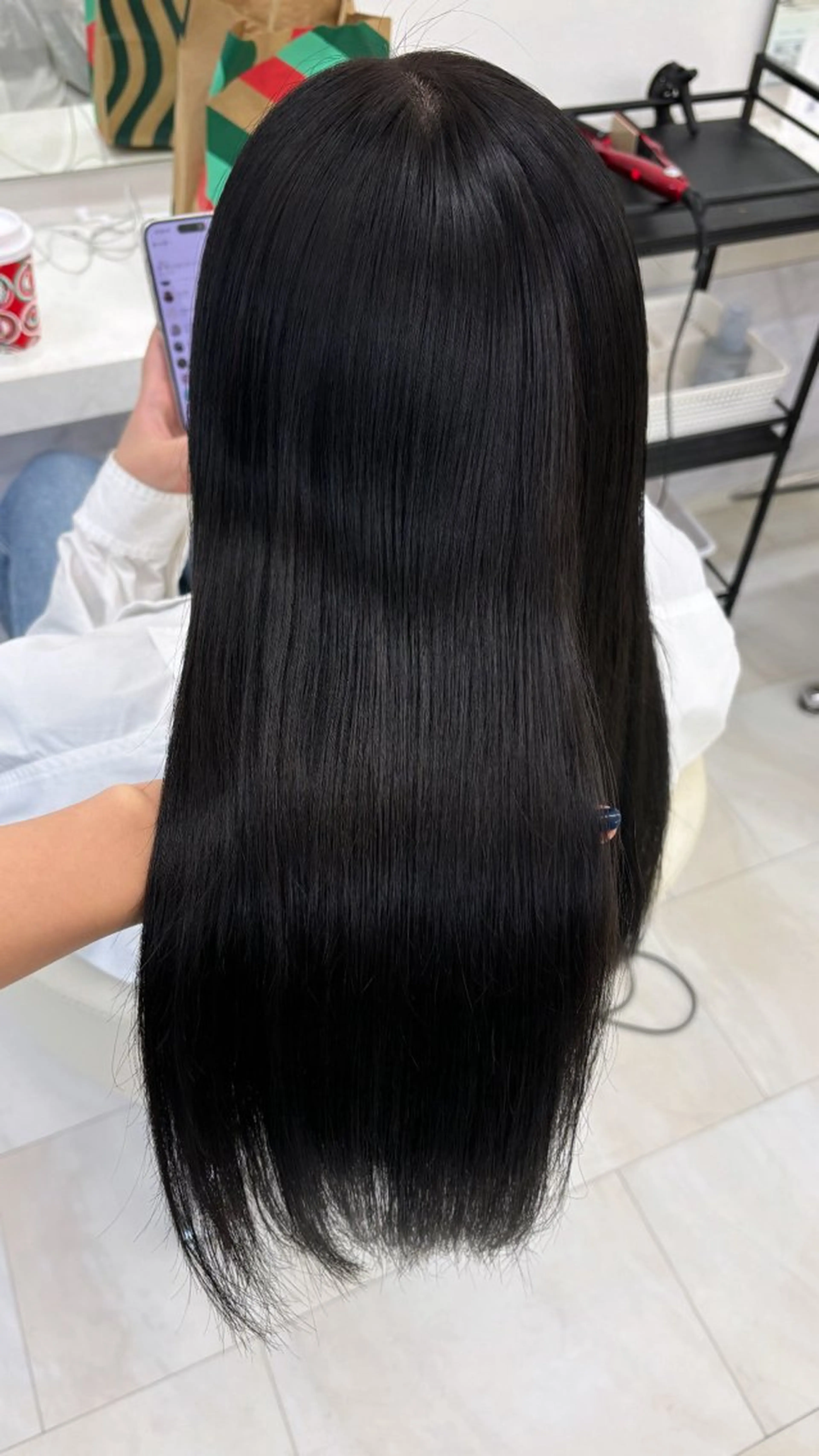 ロング カラー トリートメント momo /ニュアンスレイヤーのヘアスタイル