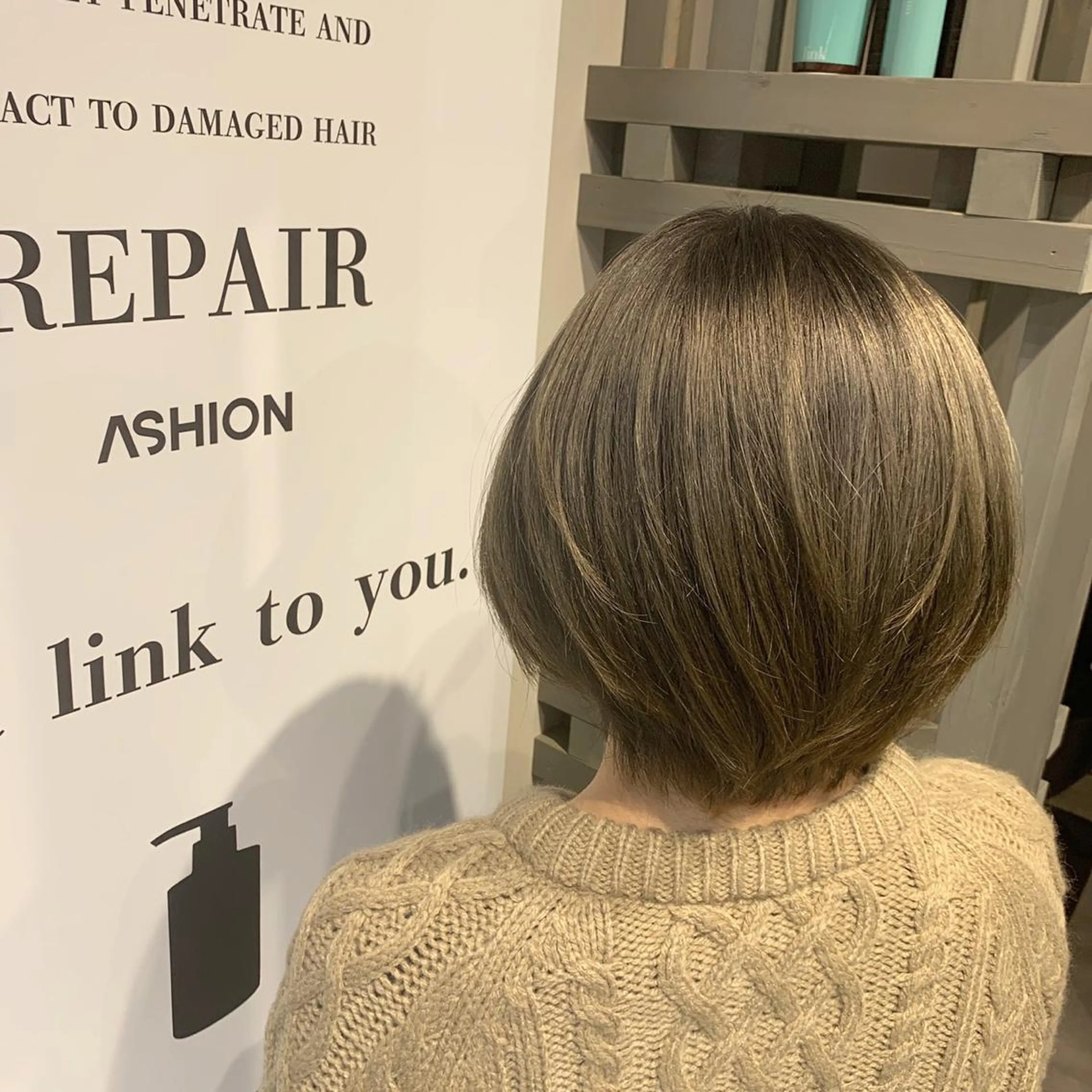 ショート カラー カット ヘアカラー トリートメント レイヤー×髪質改善 ×透明感/杉田 圭のヘアスタイル